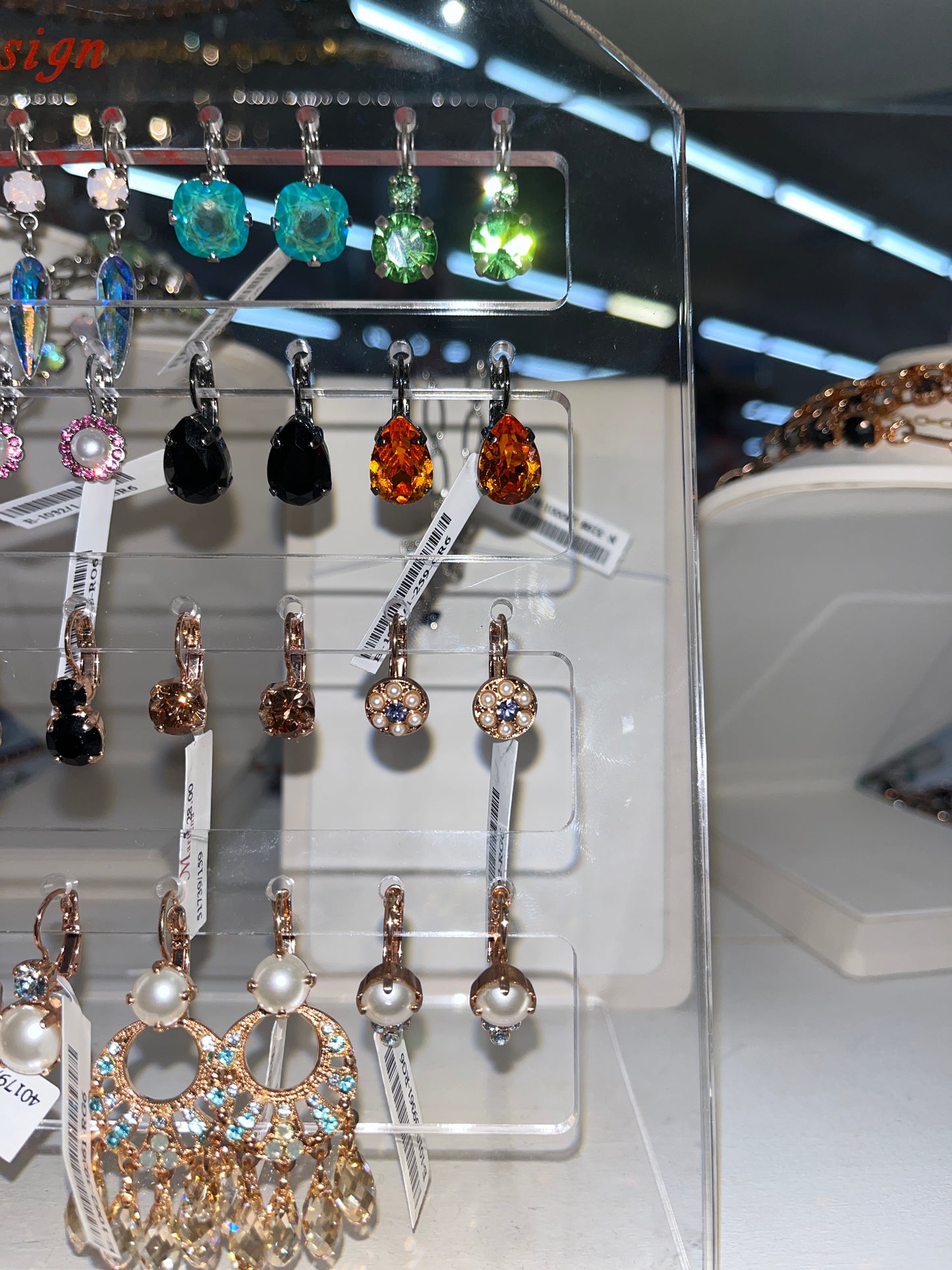 RG PURPLE & PEARL COIN EARRING