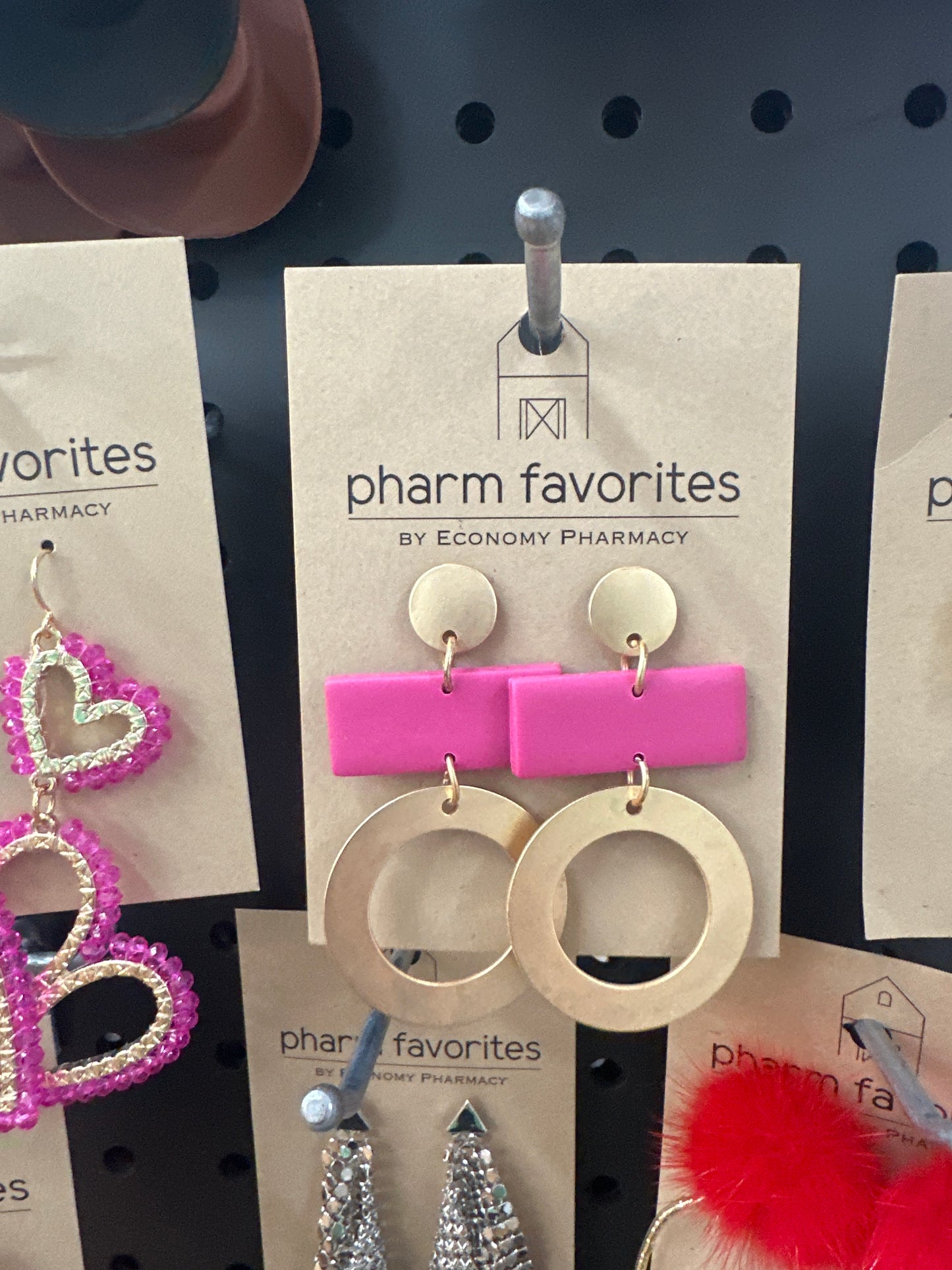 EARRINGS RORY MAGENTA