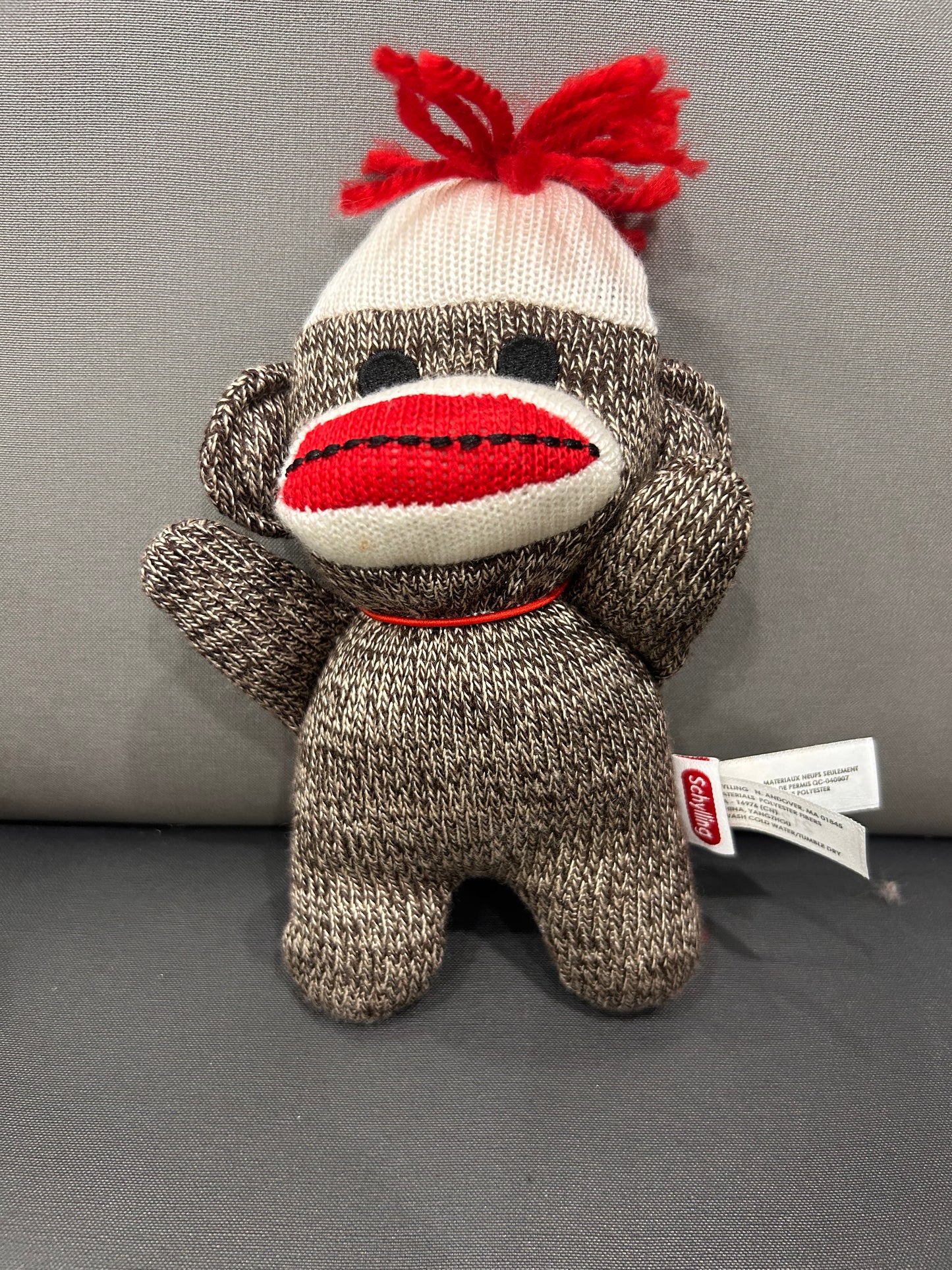 BABY SOCK MONKEY - BROWN