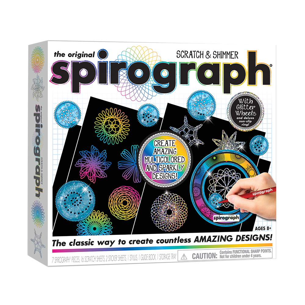 Spirograph Scratch and Shimmer