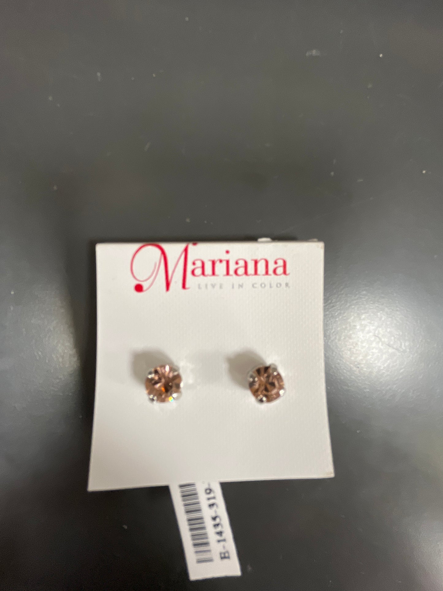 MARIANA - EARRINGS - MEDIUM STUD BLUSH