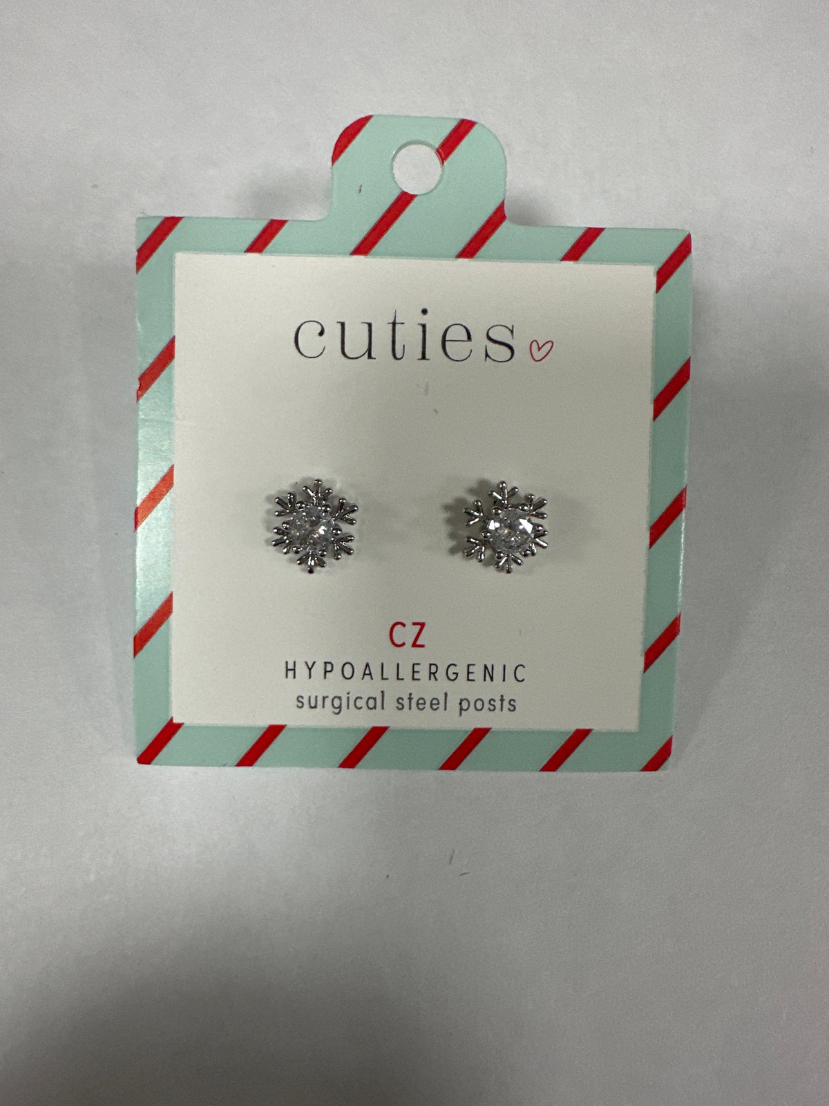 SILVER SNOWFLAKE WITH EARRINGS