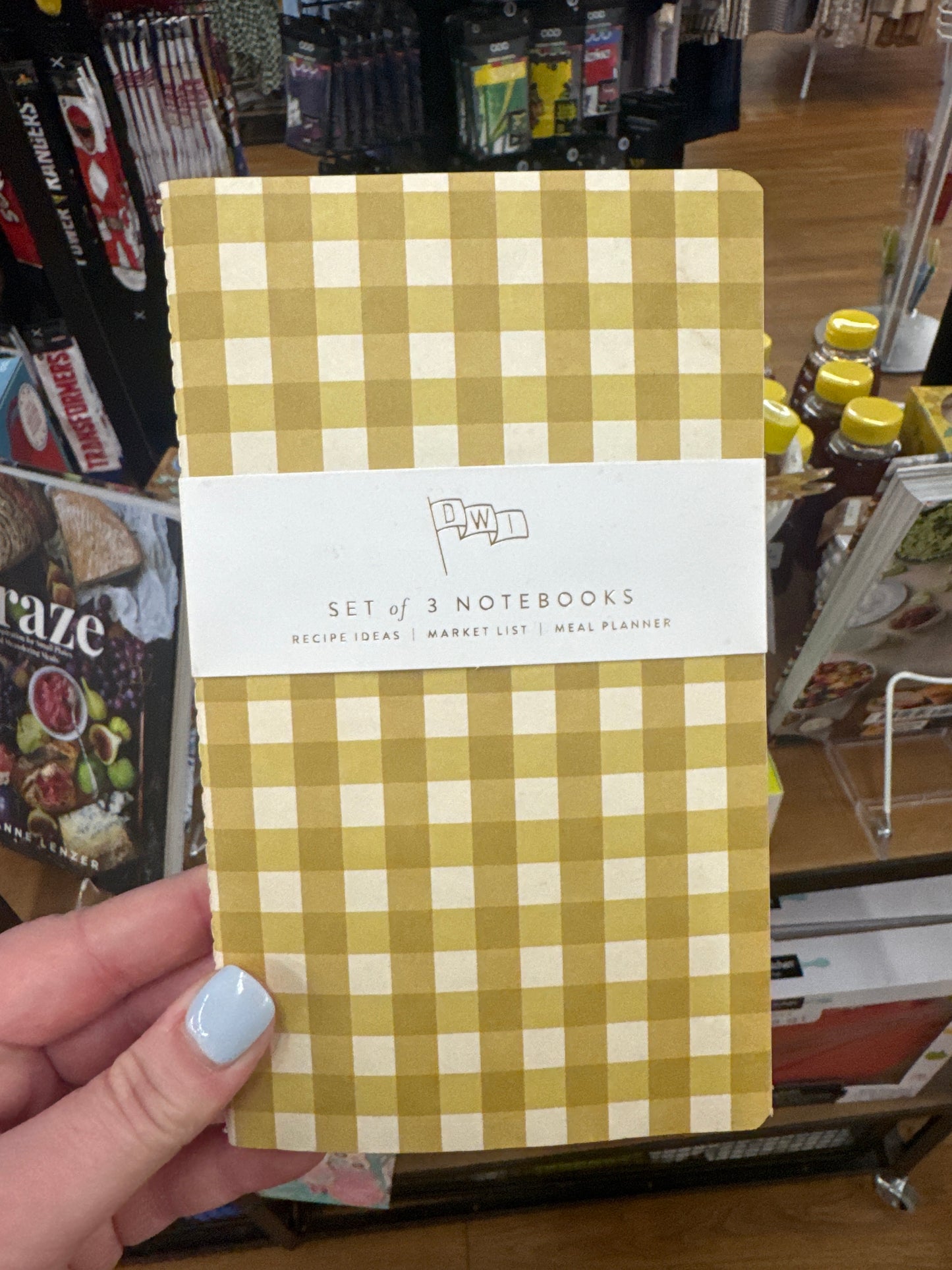 SET OF 3 NOTEBOOKS - RECIPE IDEAS/MARKET LIST/MEAL PLANNER
