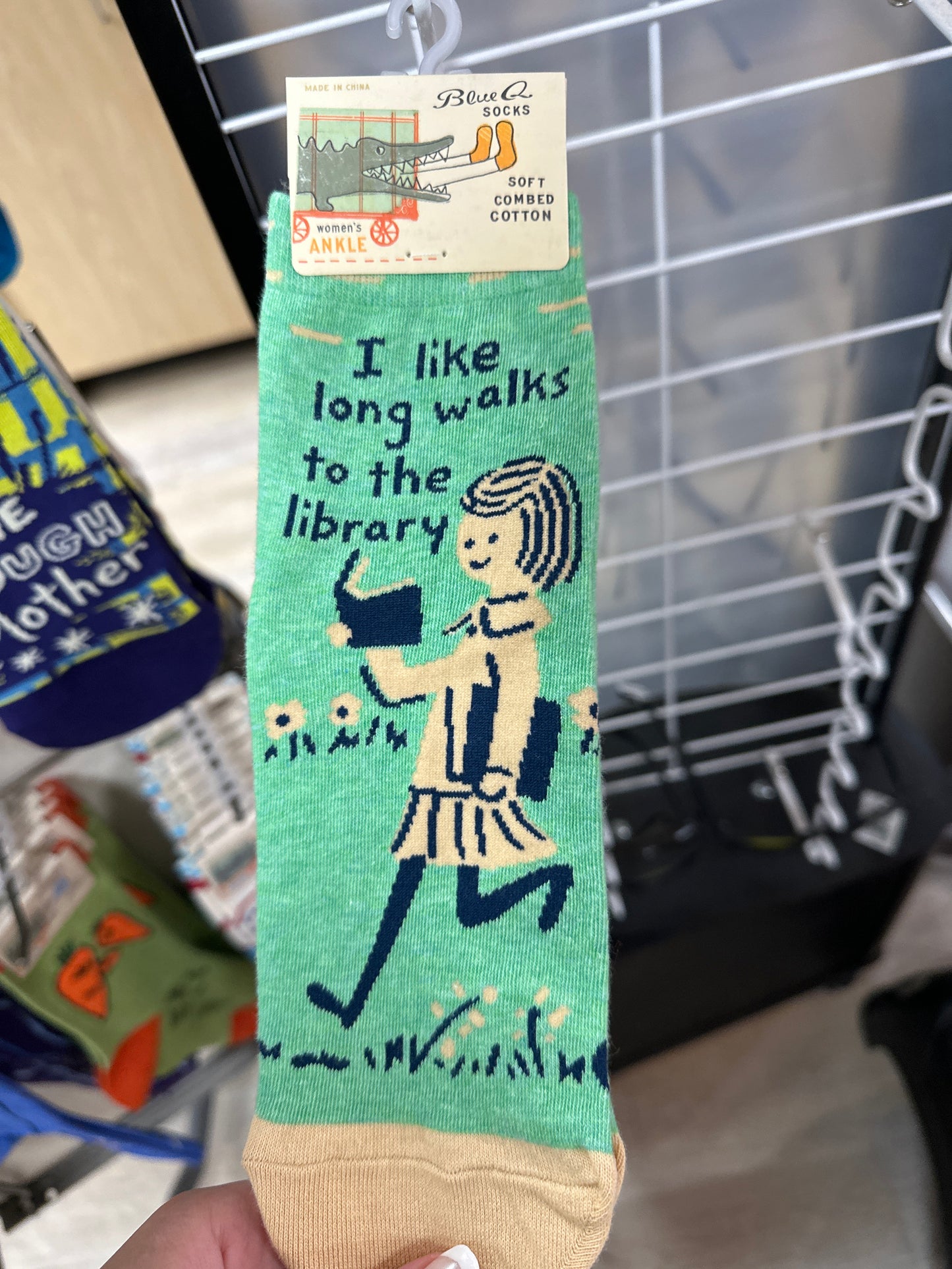 LONG WALKS LIBRARY ANKLE SOCKS