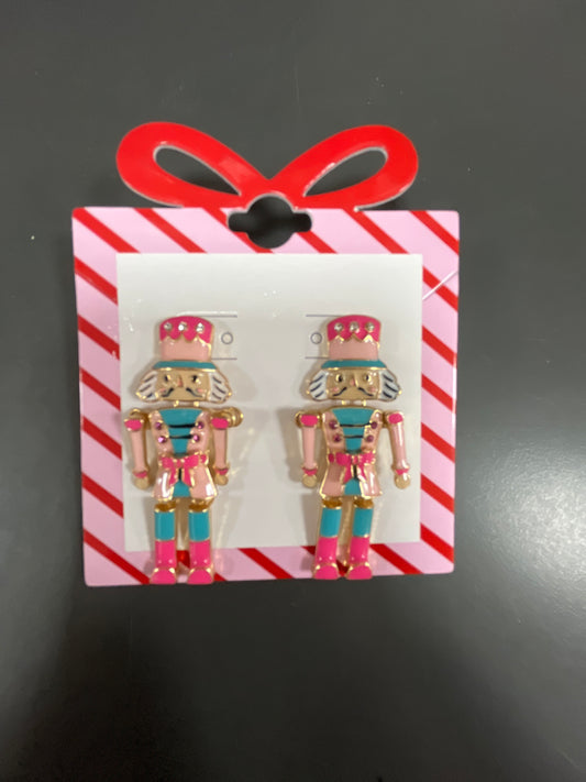 NUTCRACKER SOLDIER POST EARRINGS
