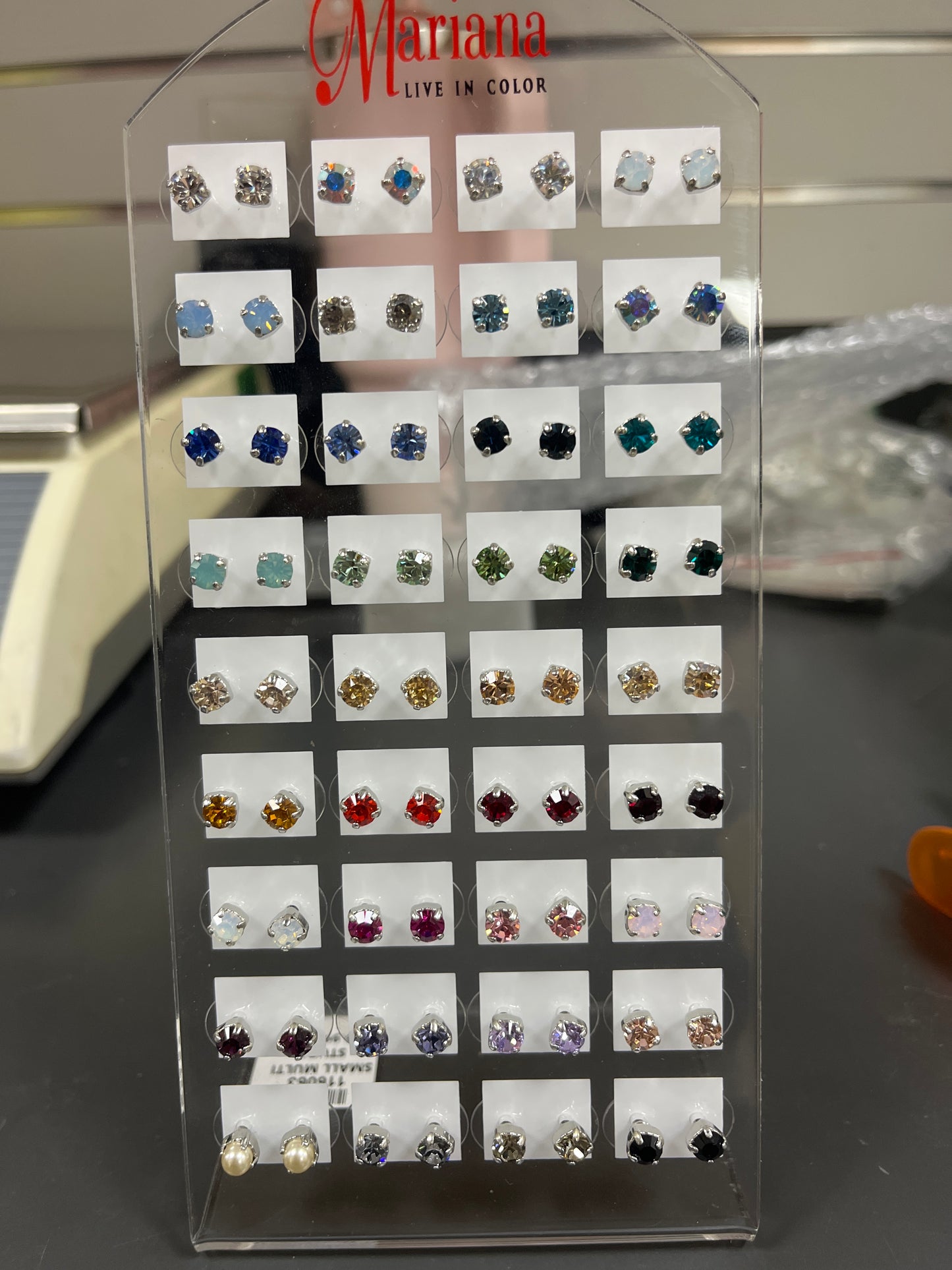 MARIANA - EARRINGS - SMALL STUD MULTI COLORS