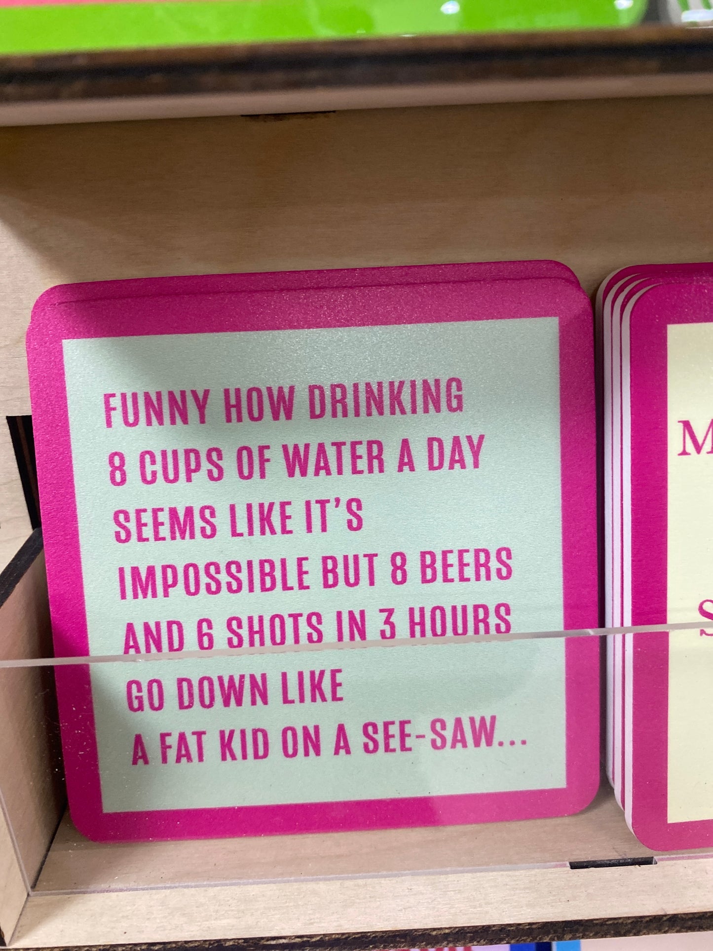 COASTER - 8 CUPS OF WATER