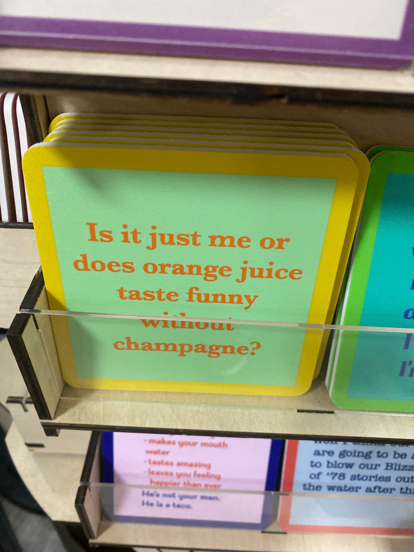 COASTER - ORANGE JUICE