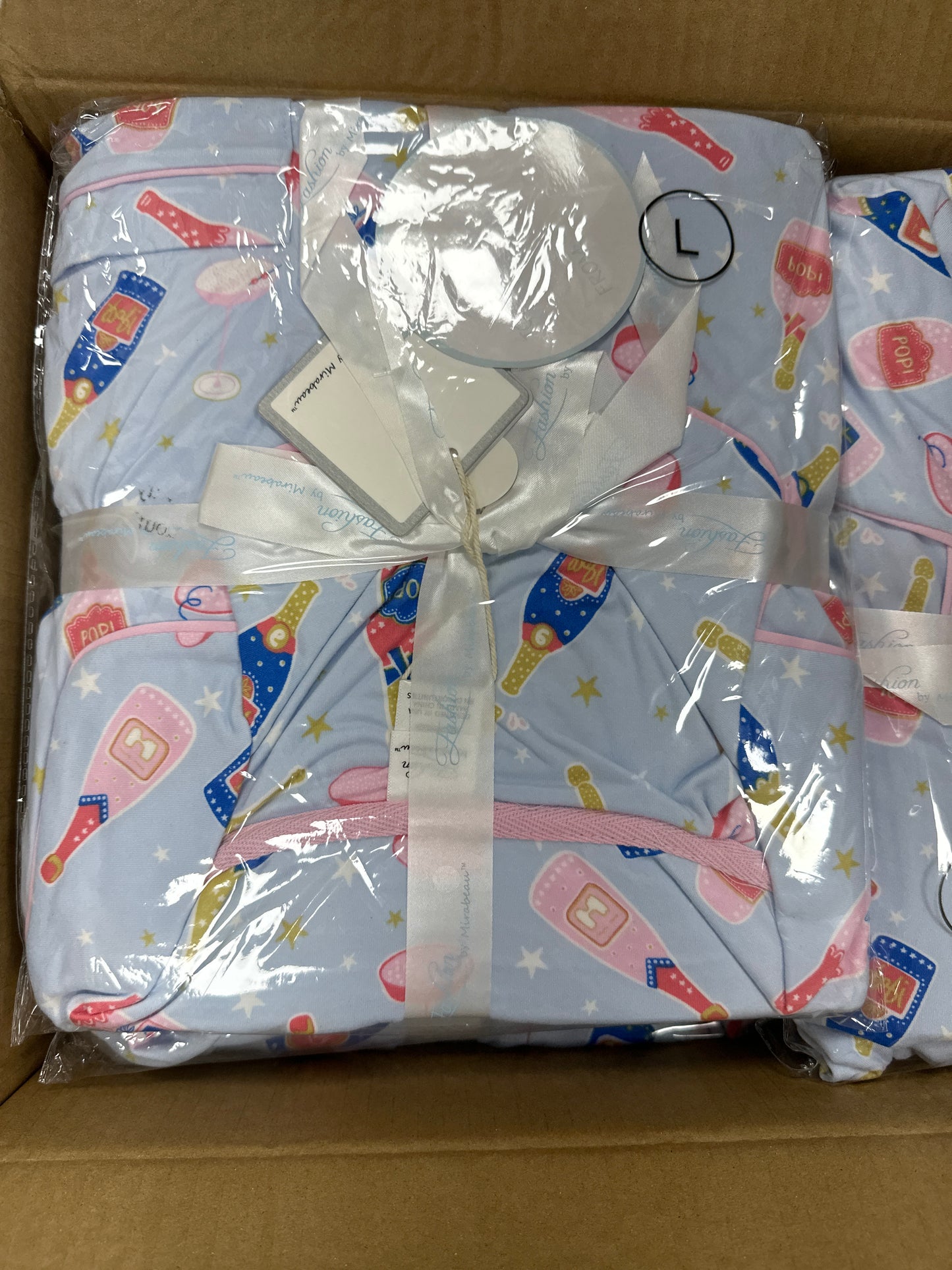 PAYTON PARTY TIME BUTTON DOWN LOUNGEWEAR SET