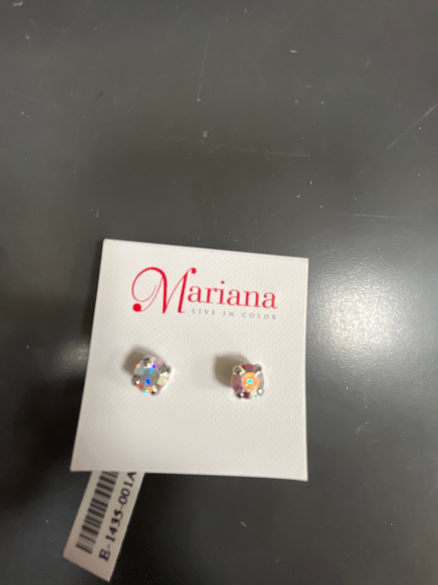 MARIANA - EARRINGS - MEDIUM STUD IRIDESCENT