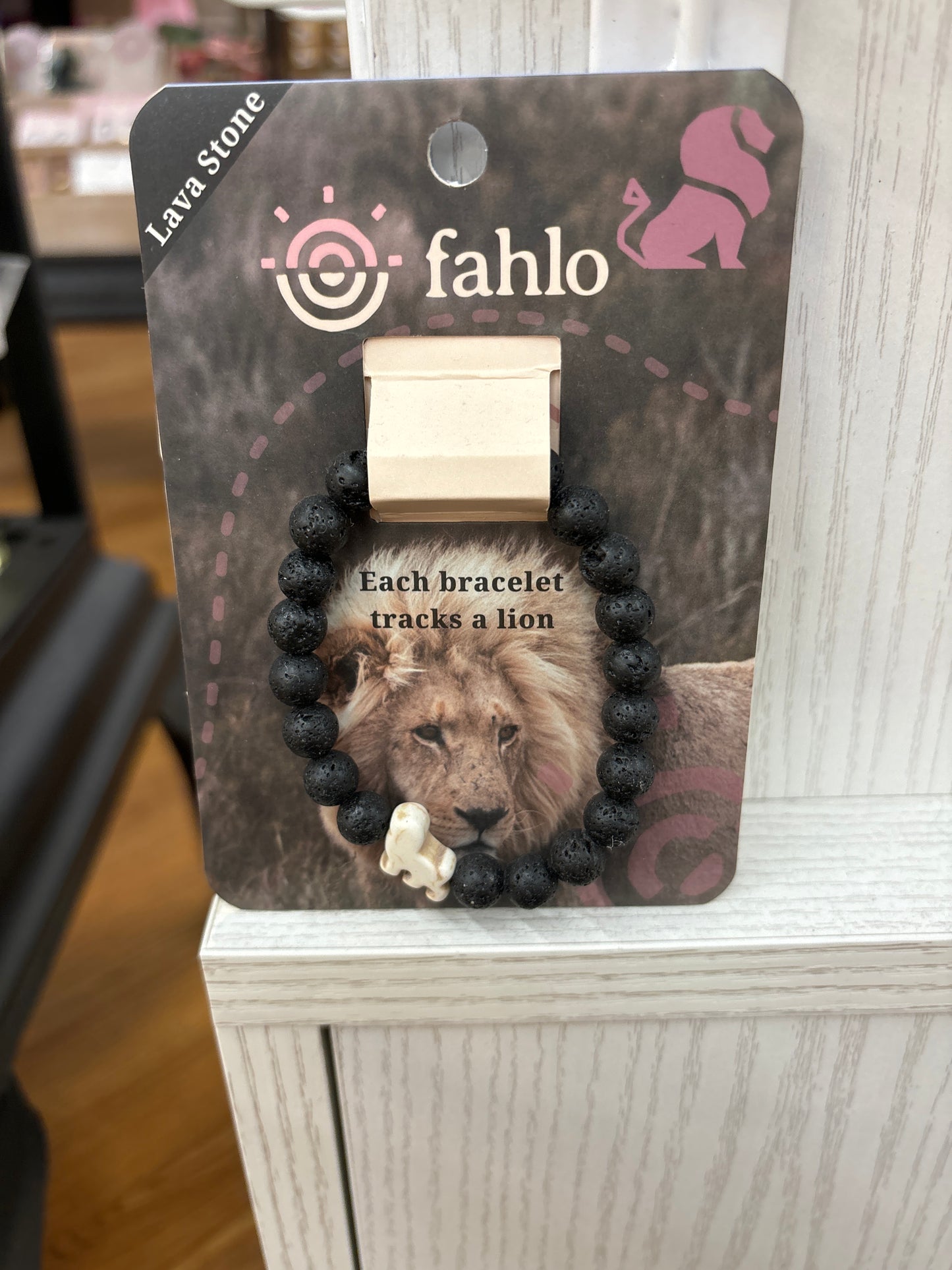 THE VOYAGE BRACELET- LAVA STONE - LION