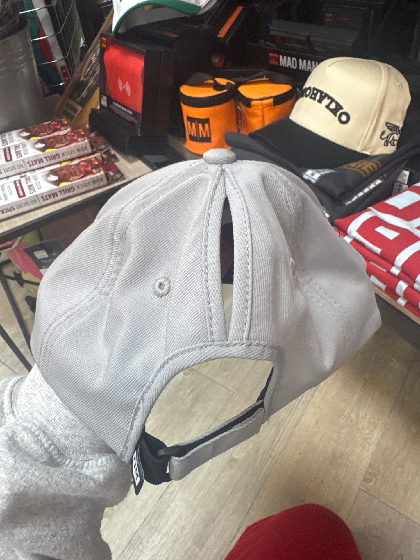 OKIE HAT - KINSEY PONYTAIL - GREY