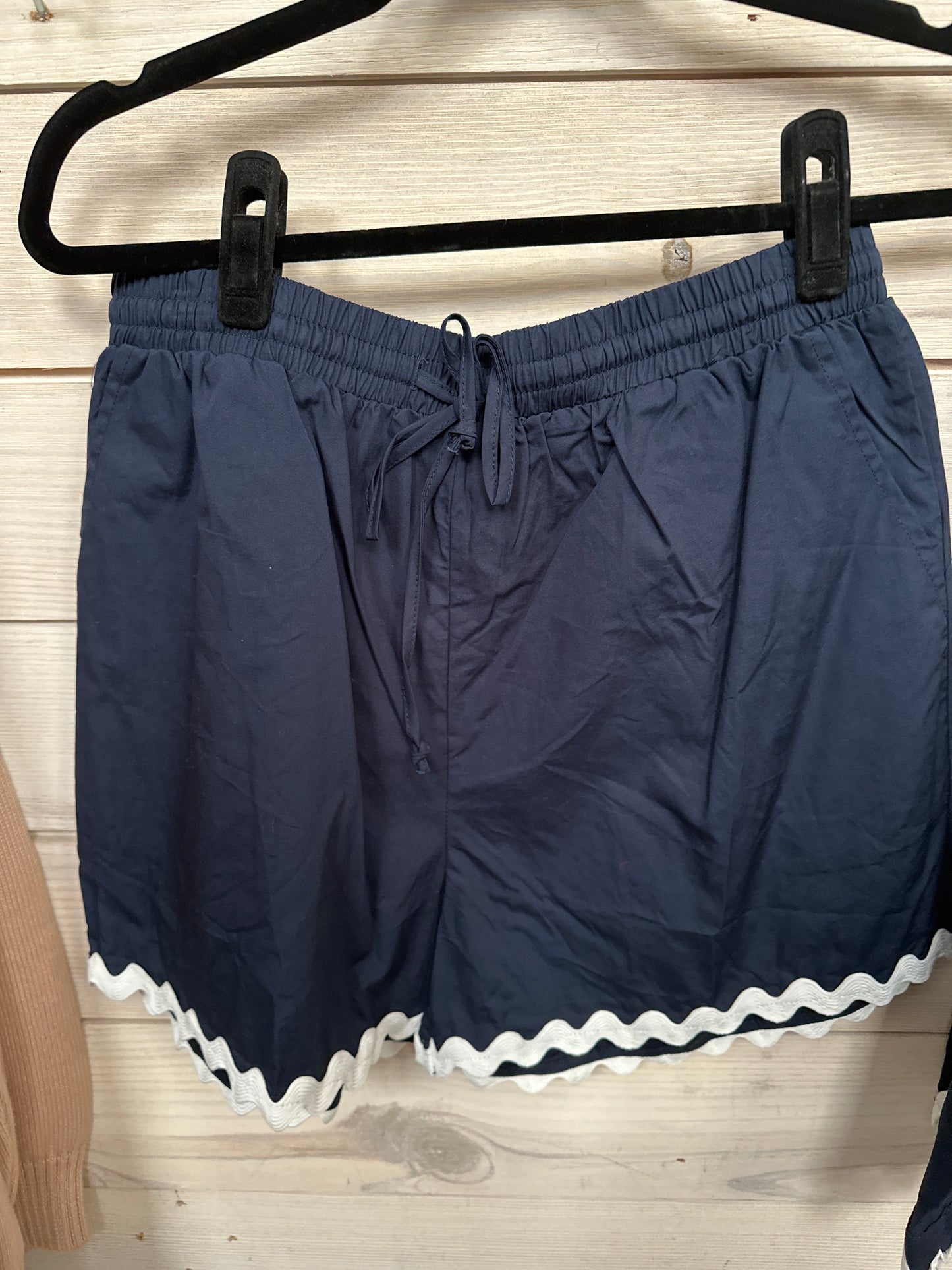 NAVY 2PC SHORTS SET