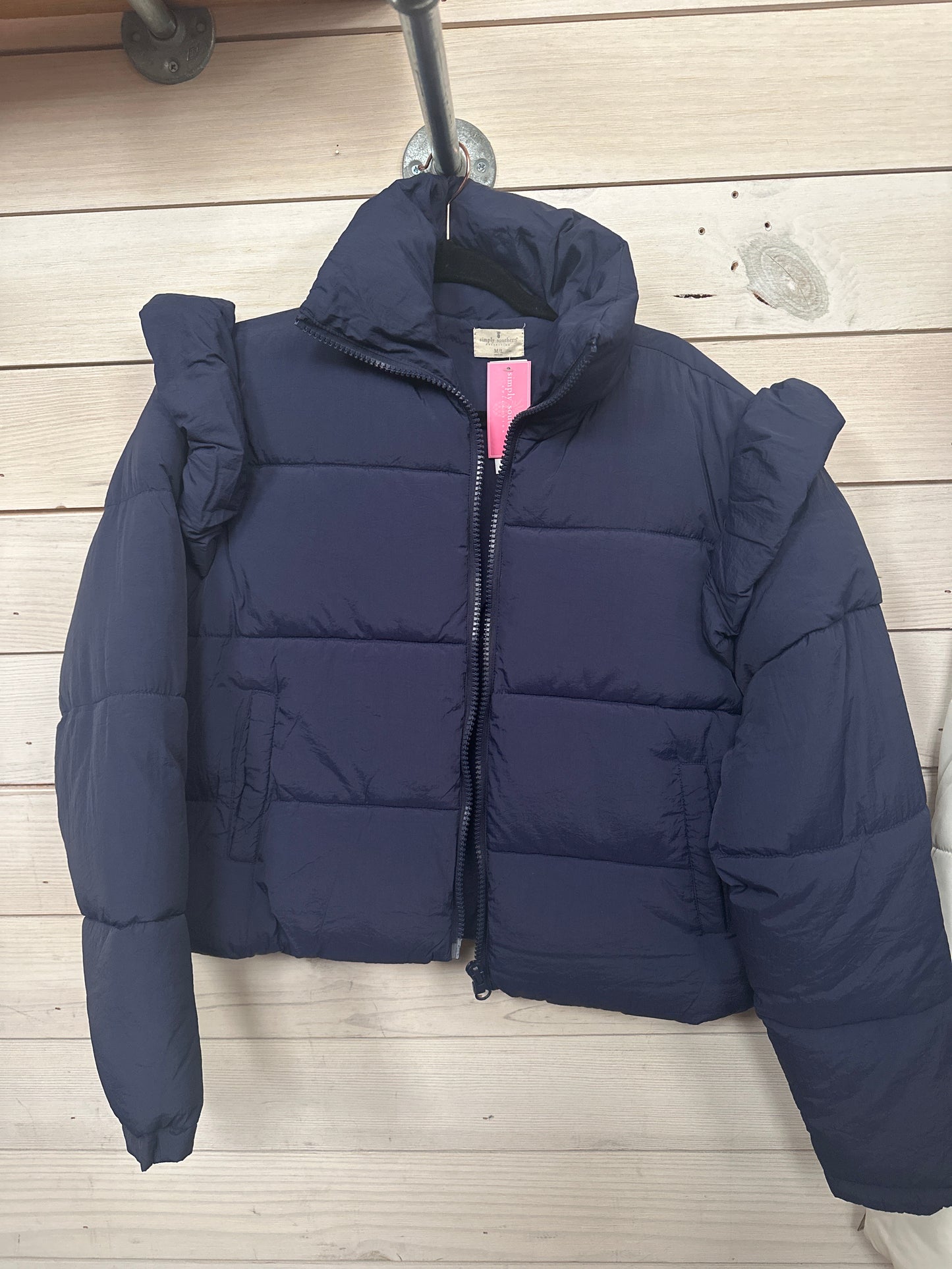 NAVY PUFF JACKET