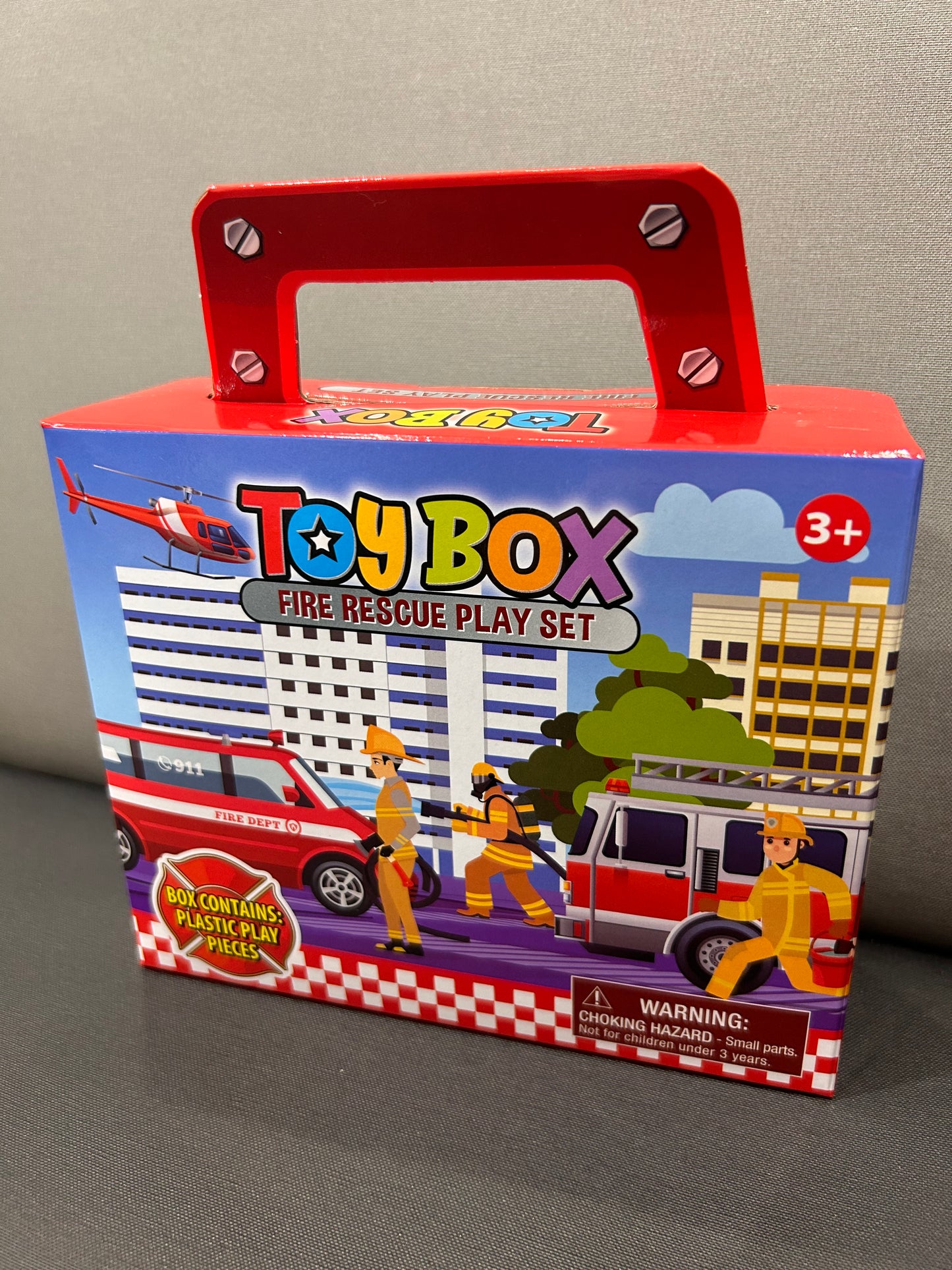 TOYBOX PLAYSET - FIRE RESCUE - Pharm Favorites by Economy Pharmacy