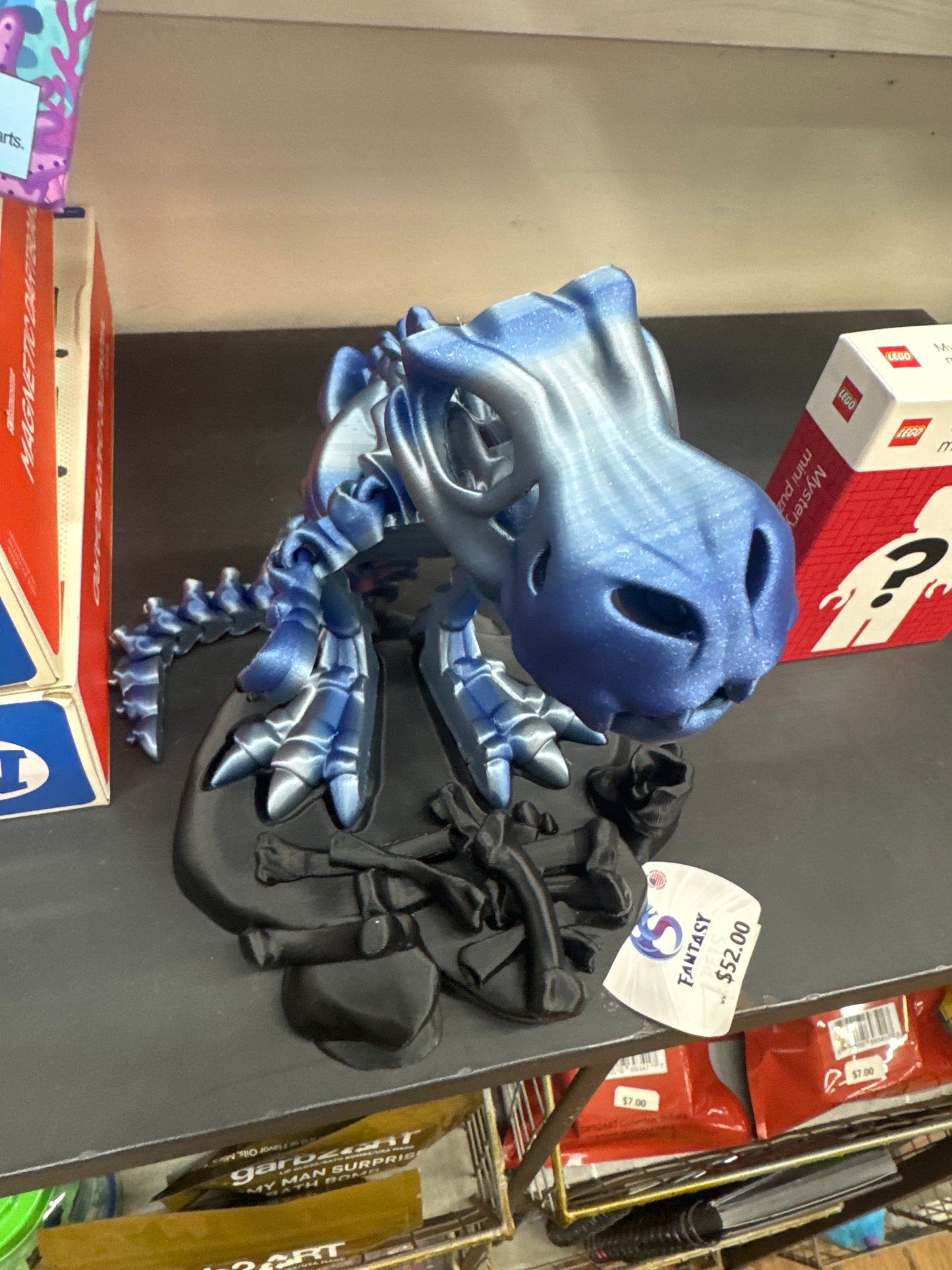 FANTASY PETS - SKELETAL T-REX W/STAND - XXL
