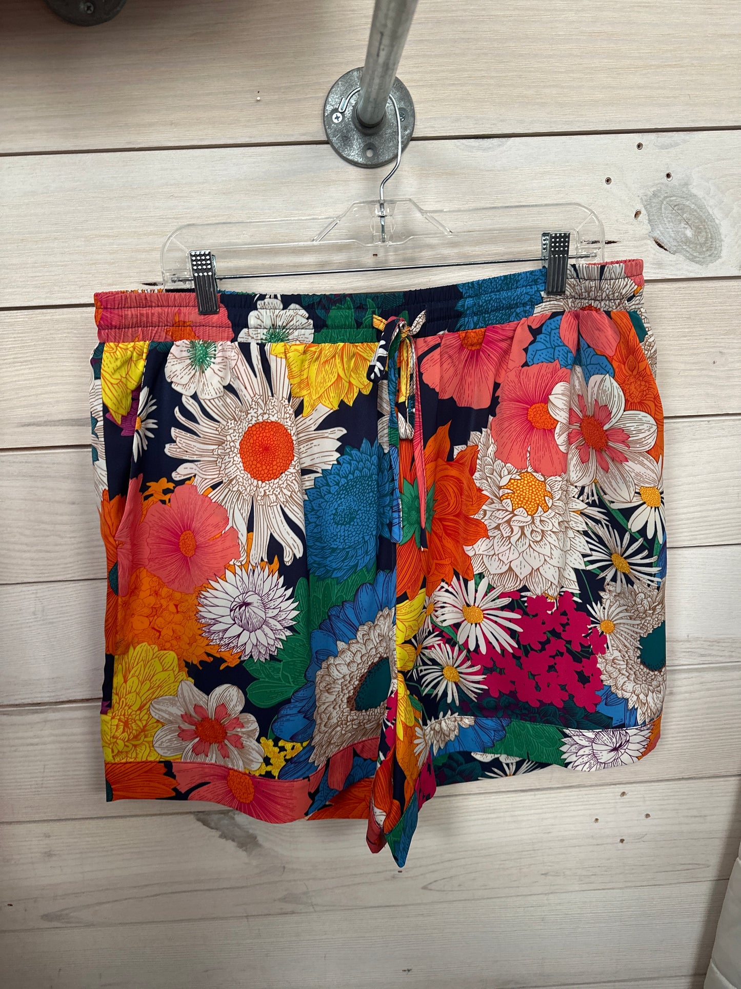 MULTICOLOR FLORAL 2PC SHORTS SET