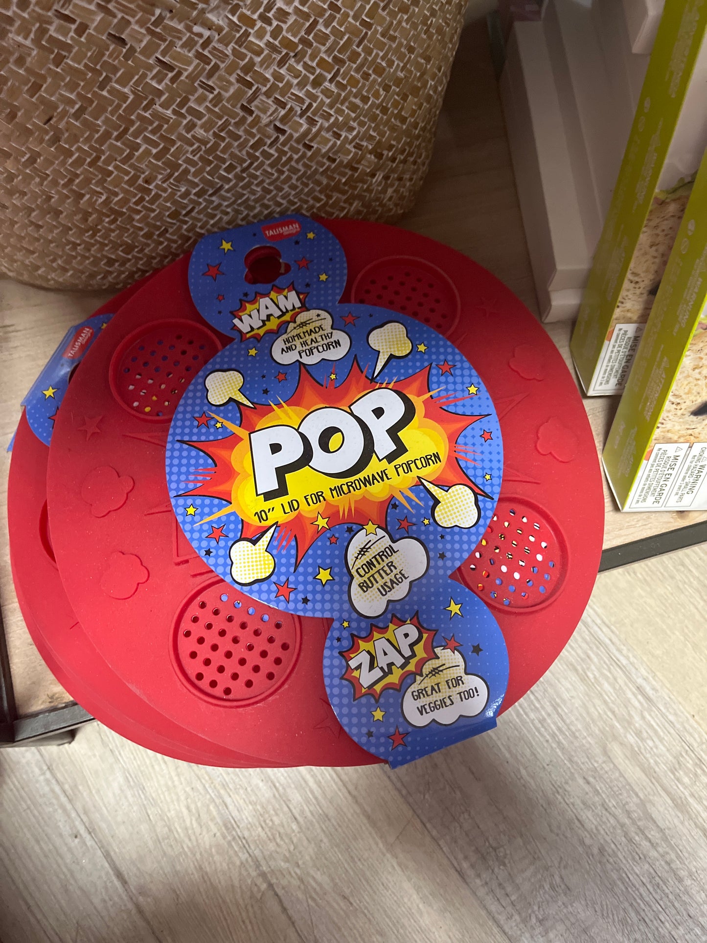 POP CORN LID FOR MICROWAVE