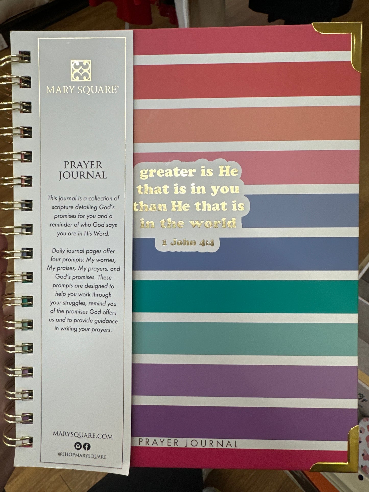 PRAYER JOURNAL - GREATER IS HE