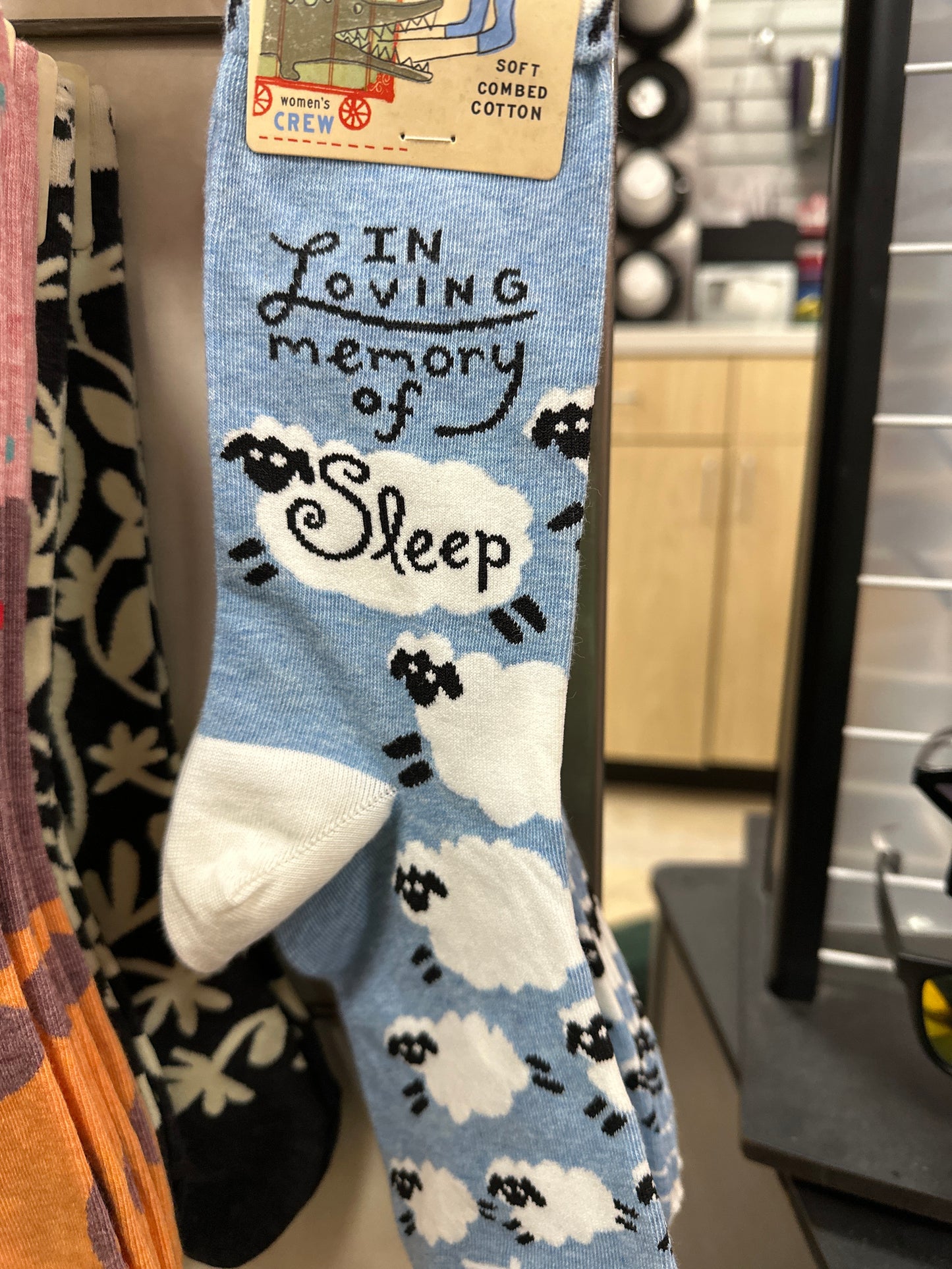 IN LOVING MEMORY OG SLEEP CREW SOCKS - WOMENS