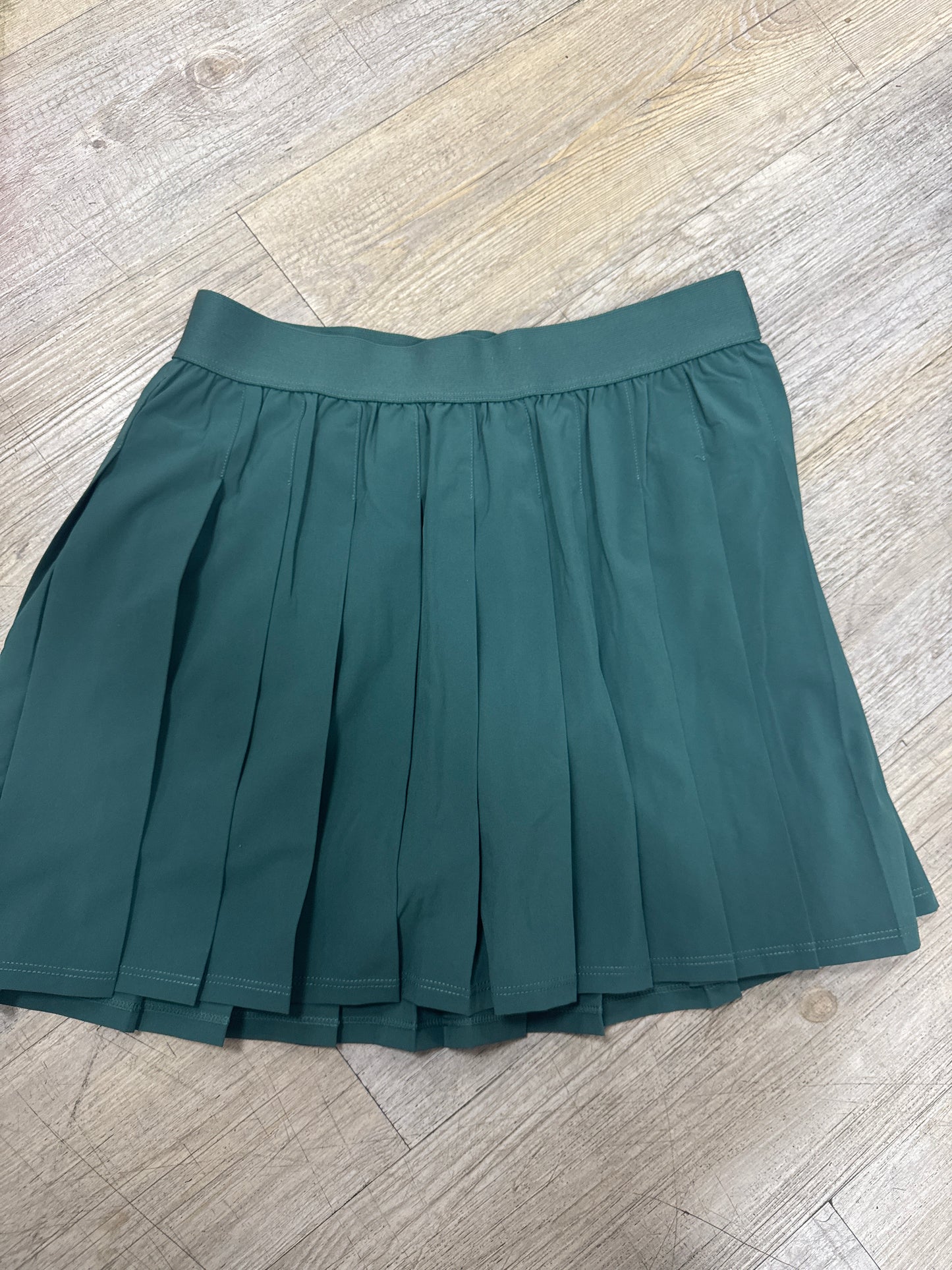 PLEATED SKIRT - EVERGLADE GREEN