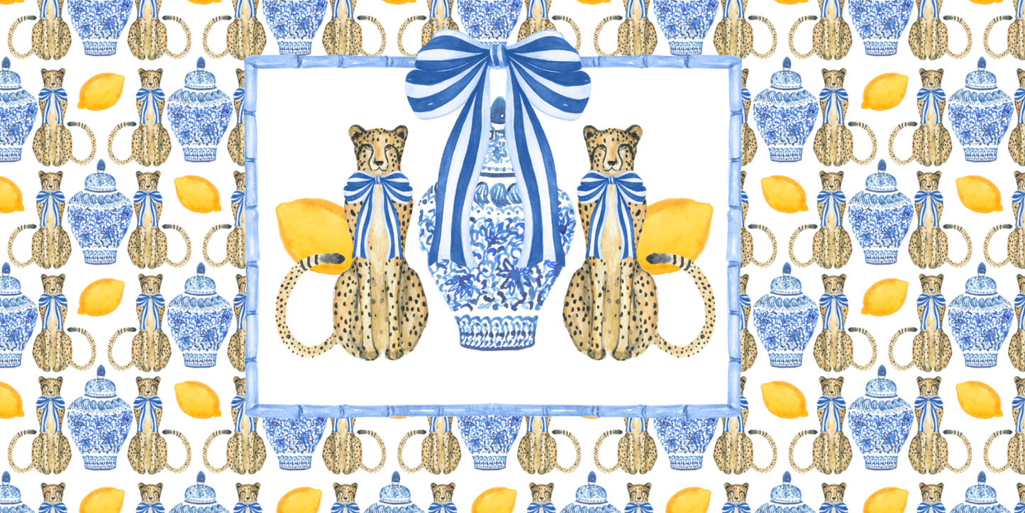 CHINOISERIE trinket tray insert set of 5