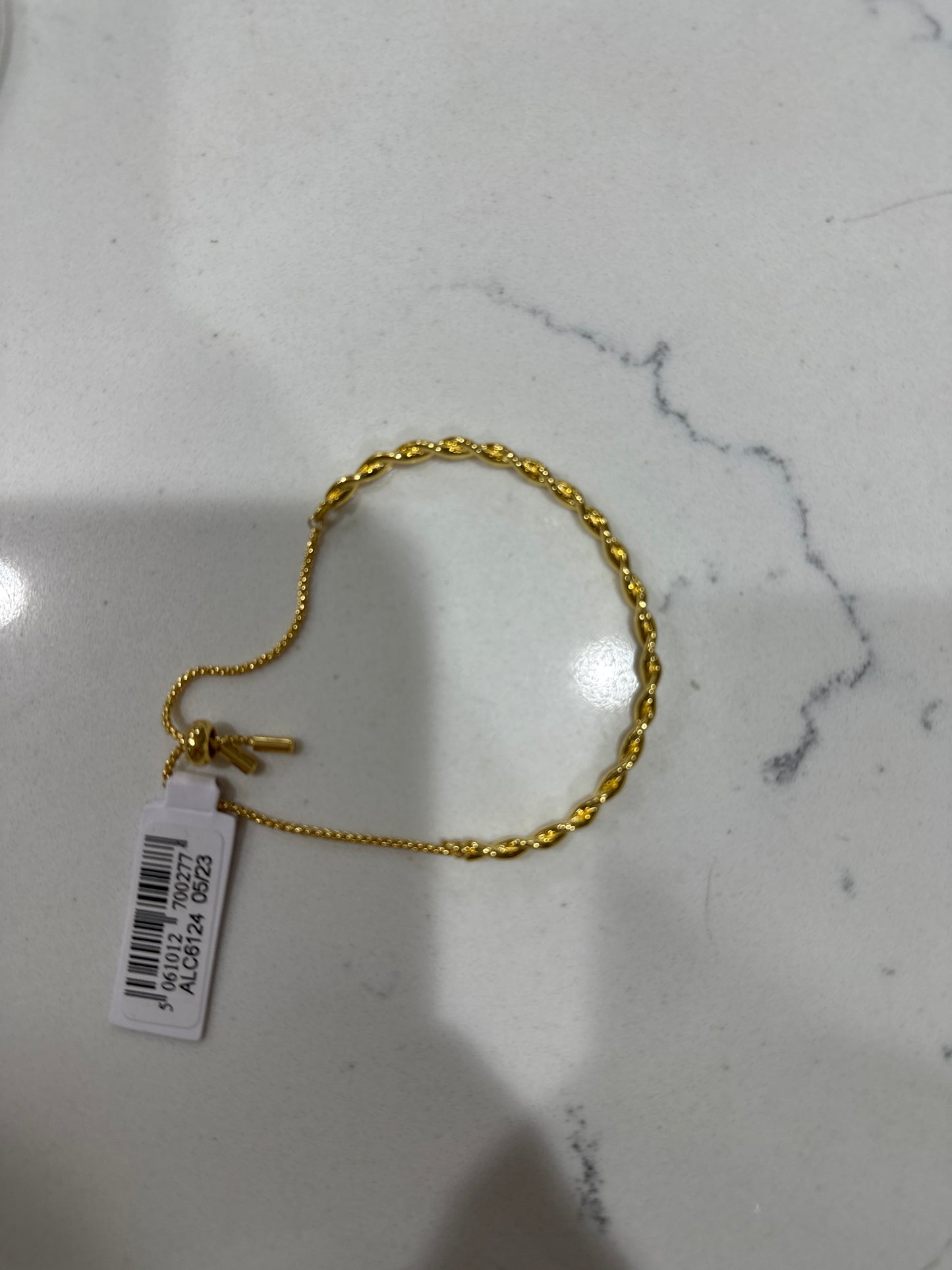 BRACELET BAR - GOLD ROPE