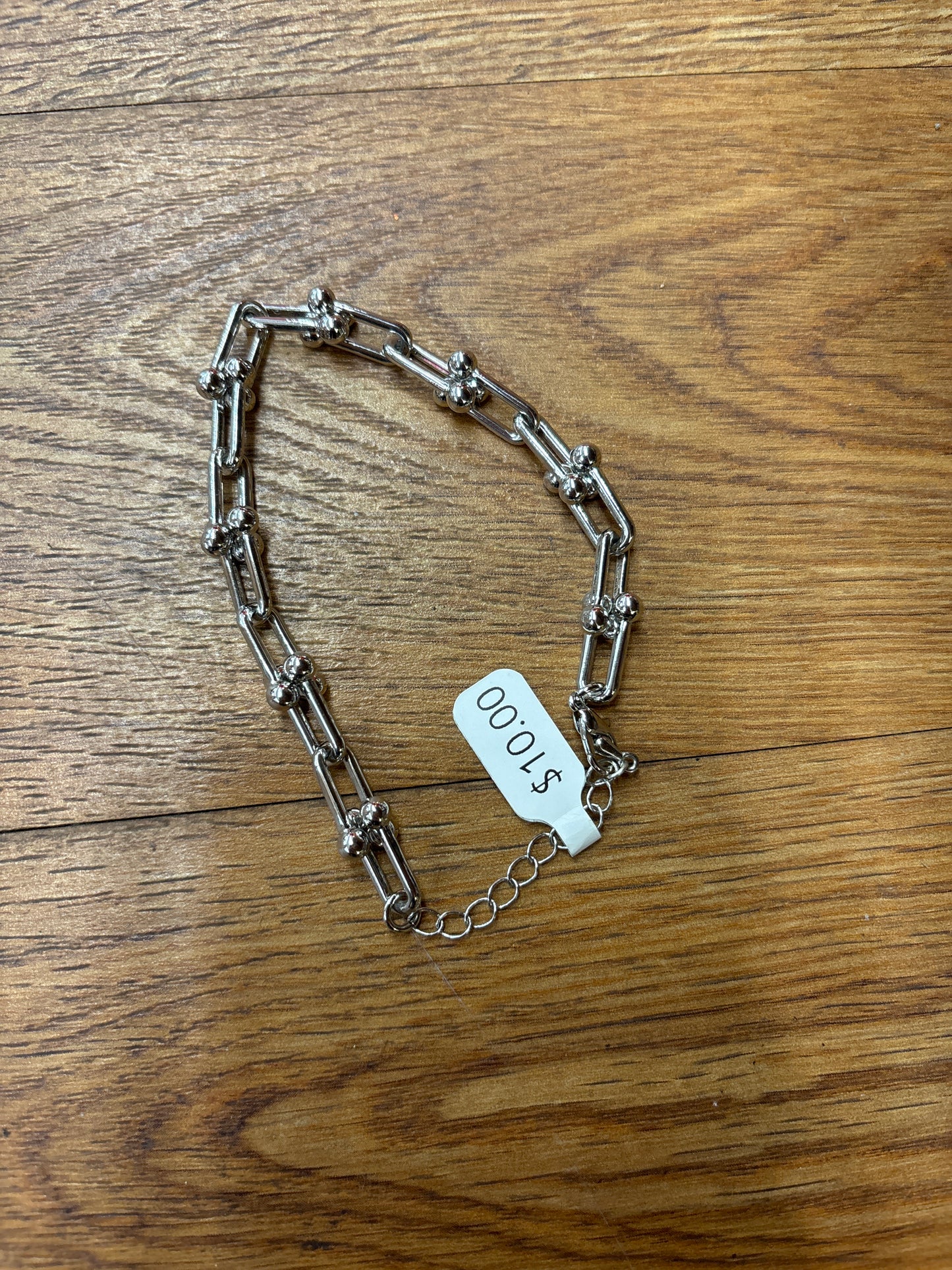 TAXCO METAL LINK BRACELET - SILVER