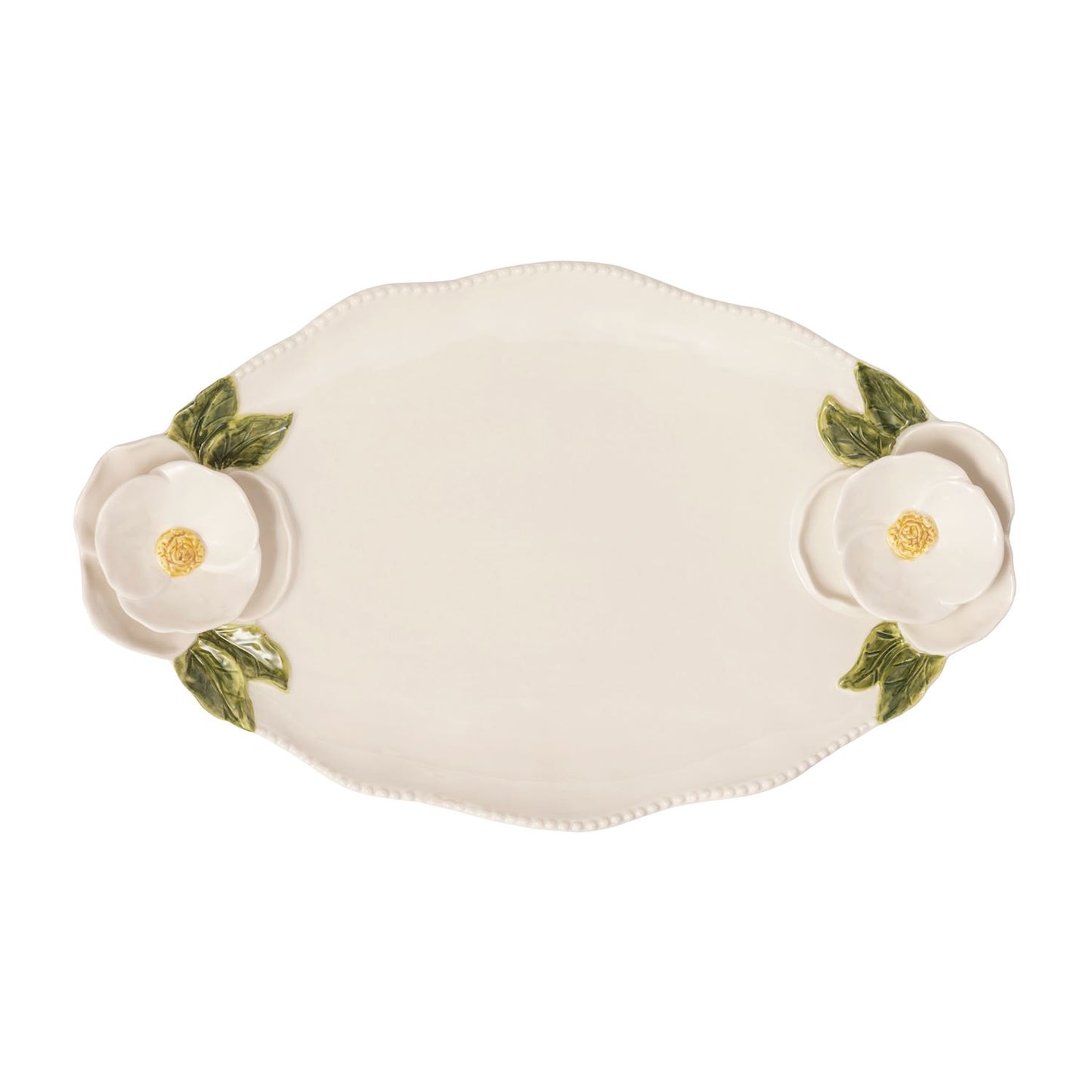 FIGURAL FLOWER PLATTER