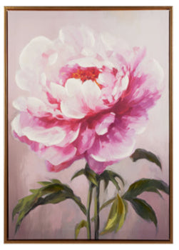 PINK PEONY FRAMED WALL ART