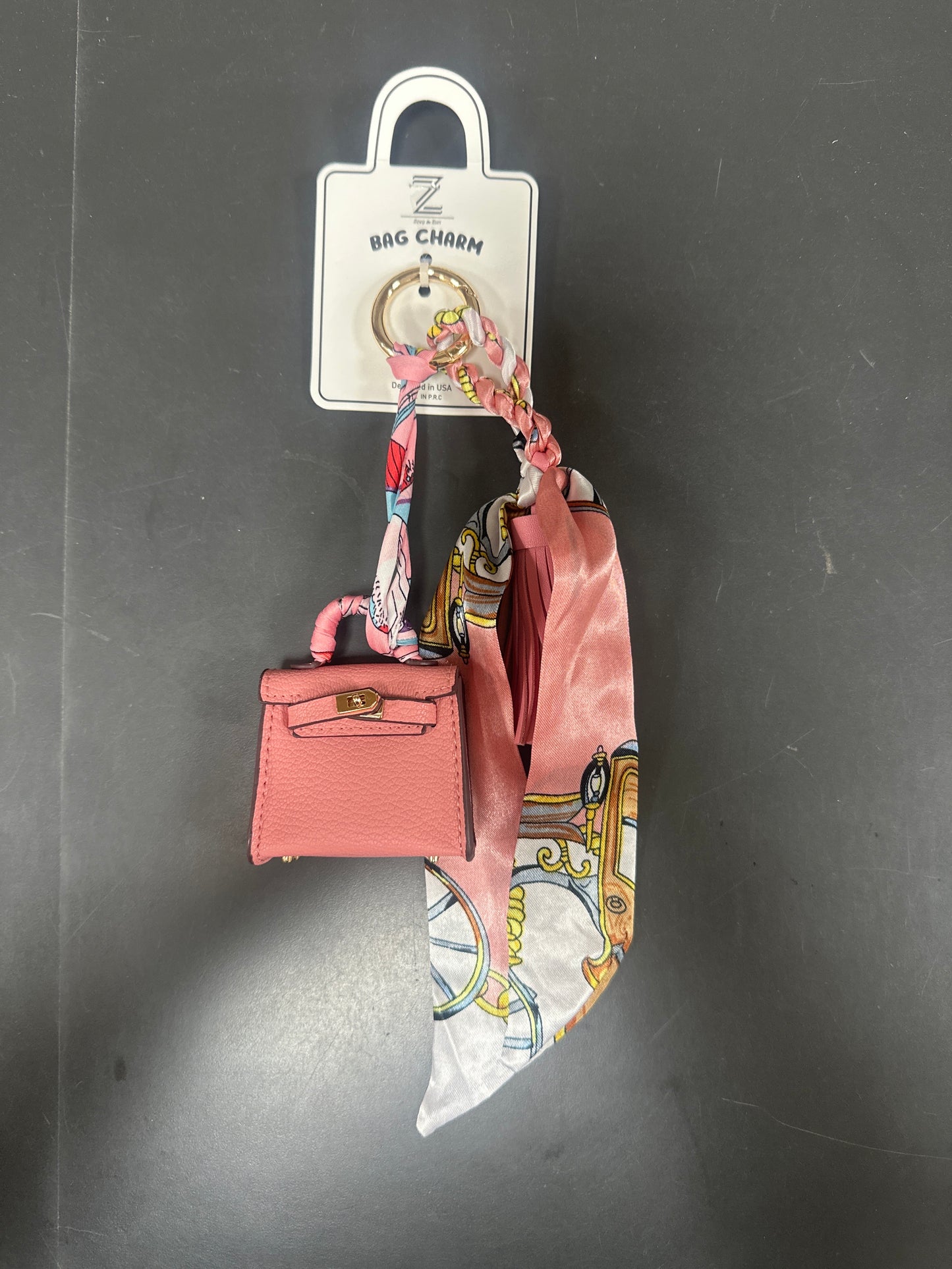MINI BAG SCARF BAG CHARM