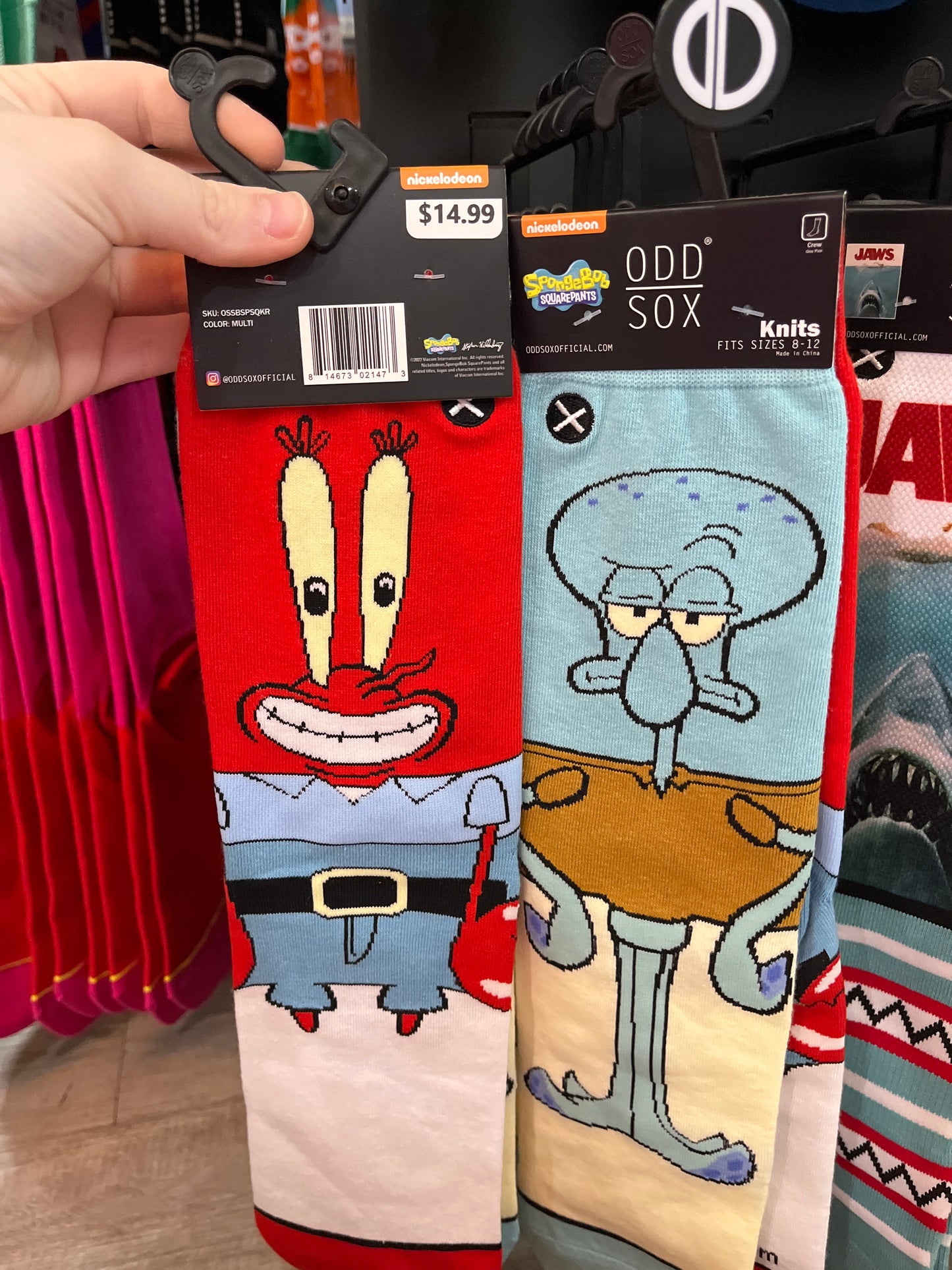 CREW SOCKS - SQUIDWARD & MR KRABS - Pharm Favorites by Economy Pharmacy