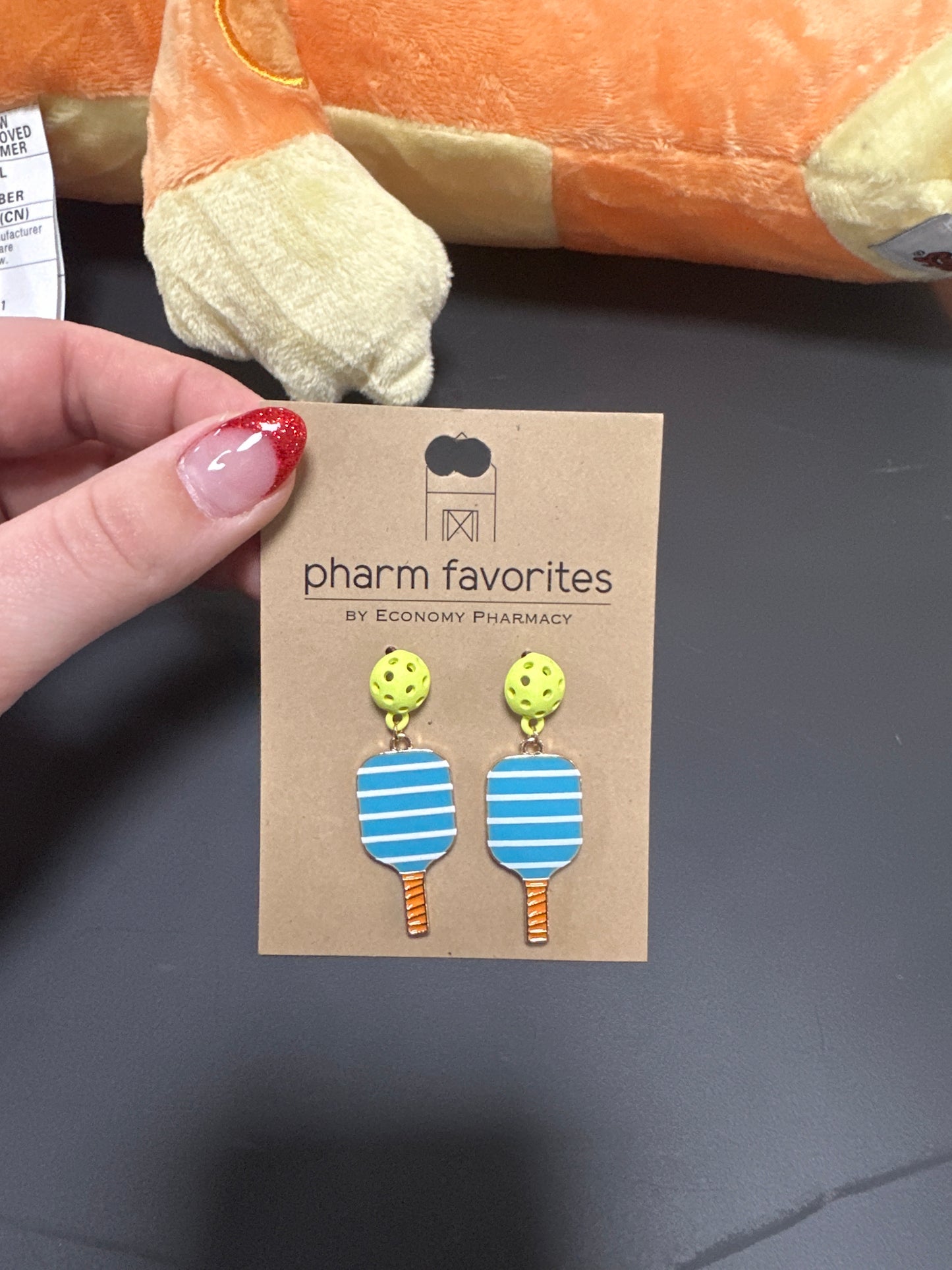 PICKLEBALL DROP EARRINGS - TQ