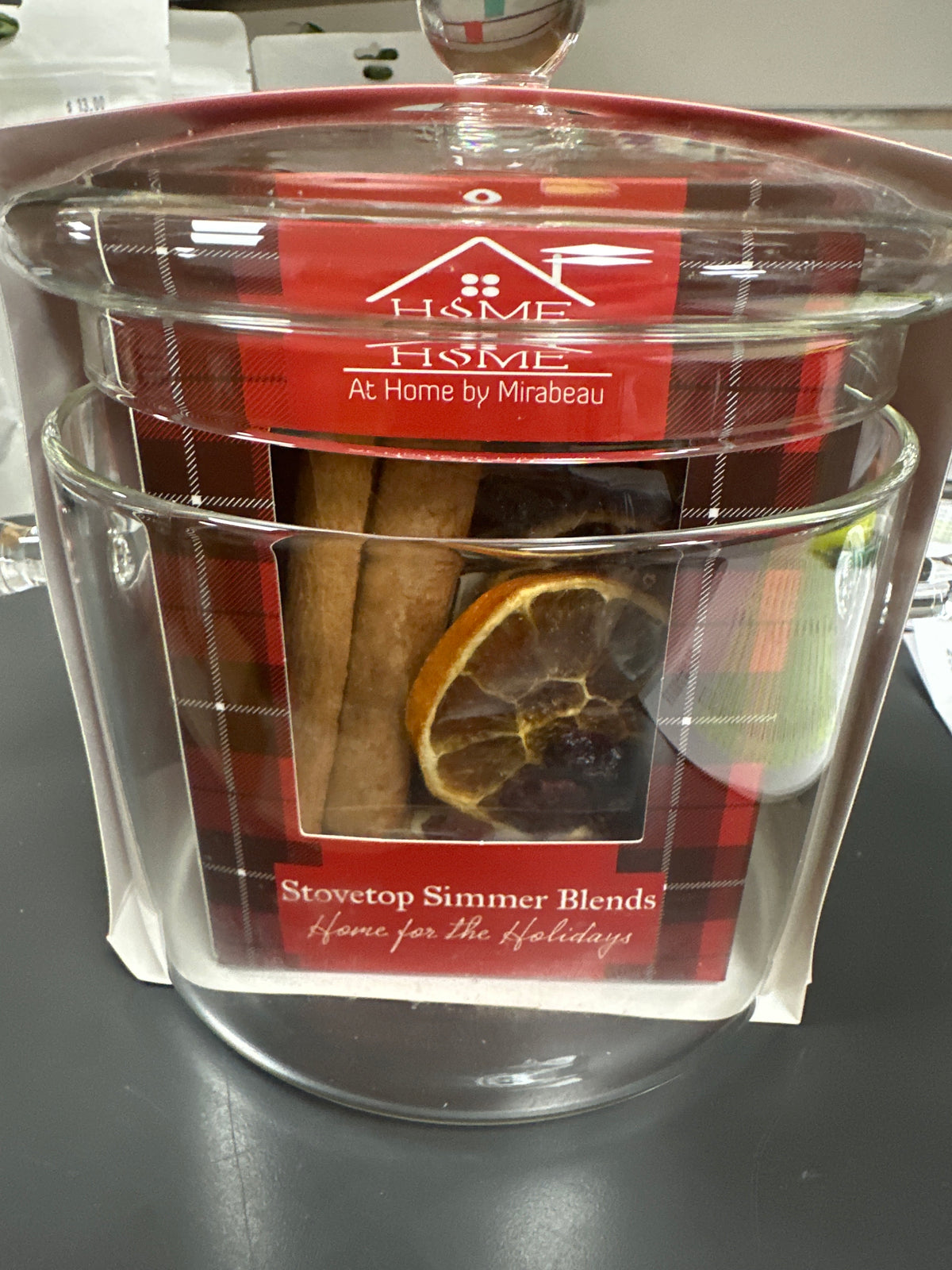 GLASS SIMMER POT HOLIDAY BLEND GIFT SET - 1.5L/50 OZ