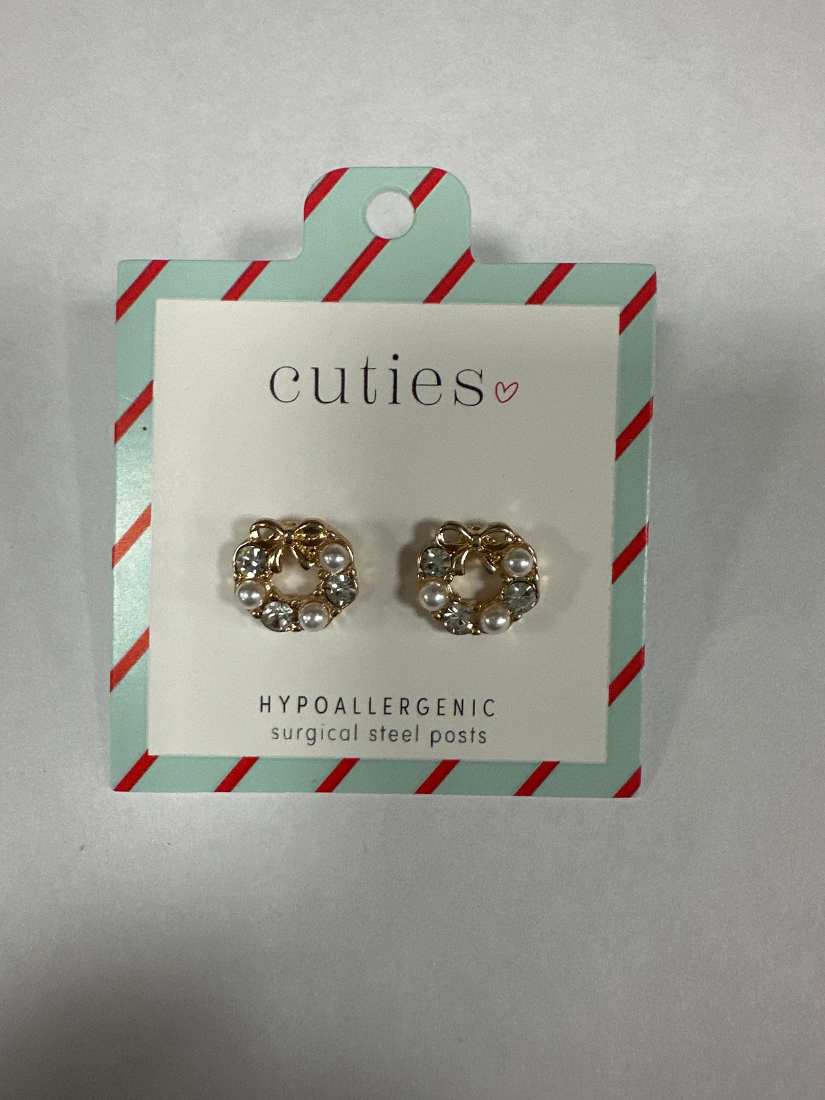 CRYSTAL & PEARL EARRINGS