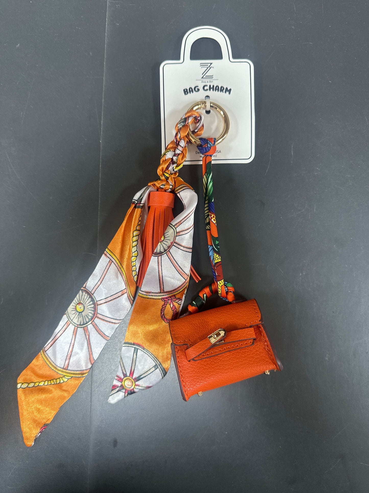 MINI BAG SCARF BAG CHARM