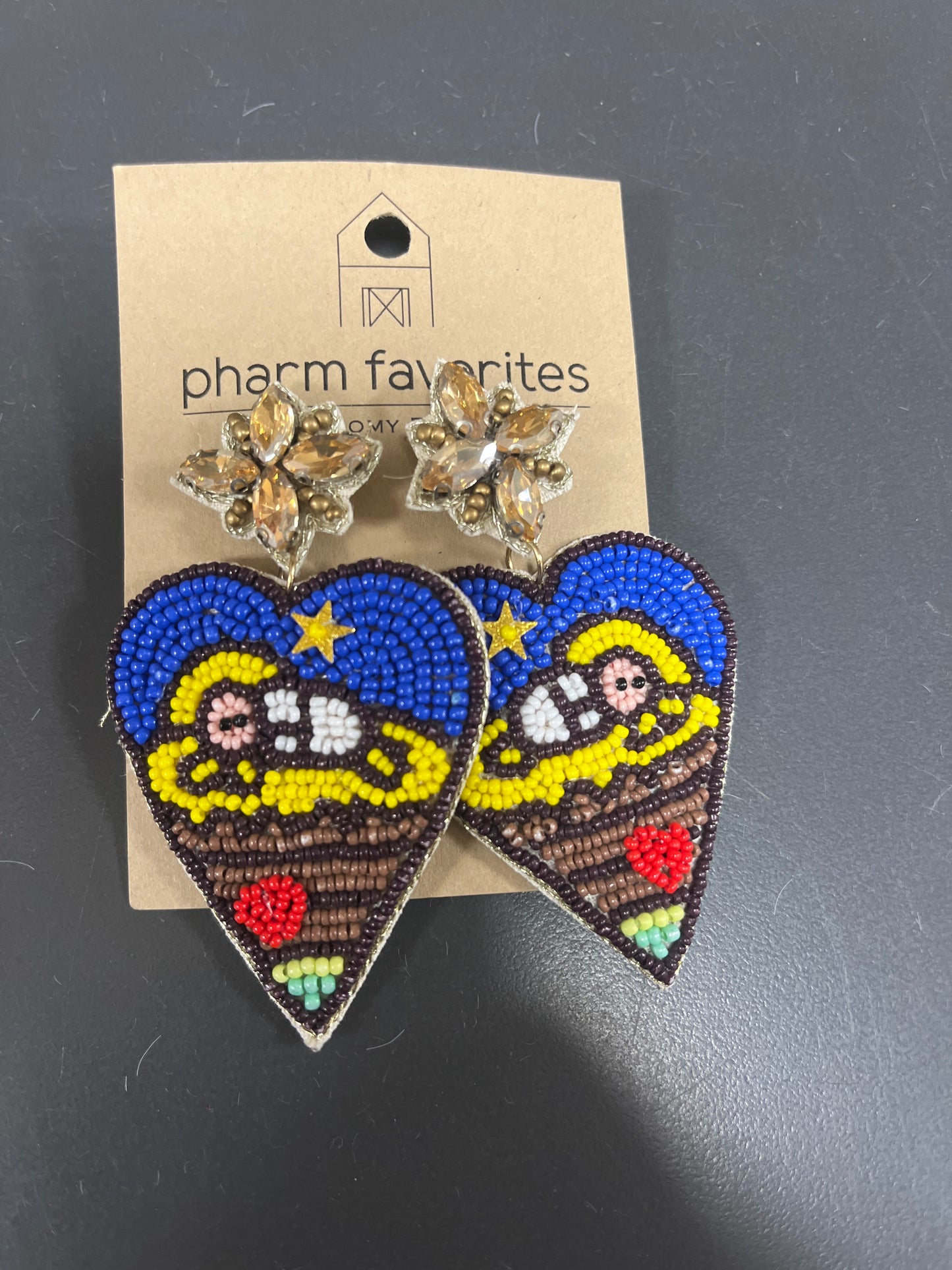 Beaded Nativity Earrings