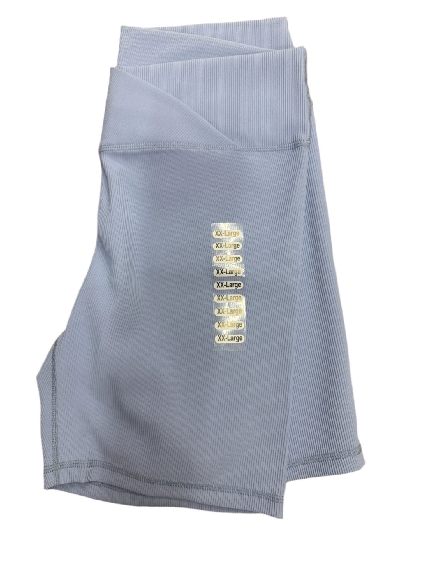 V-WAIST RIBBED BIKER SHORTS