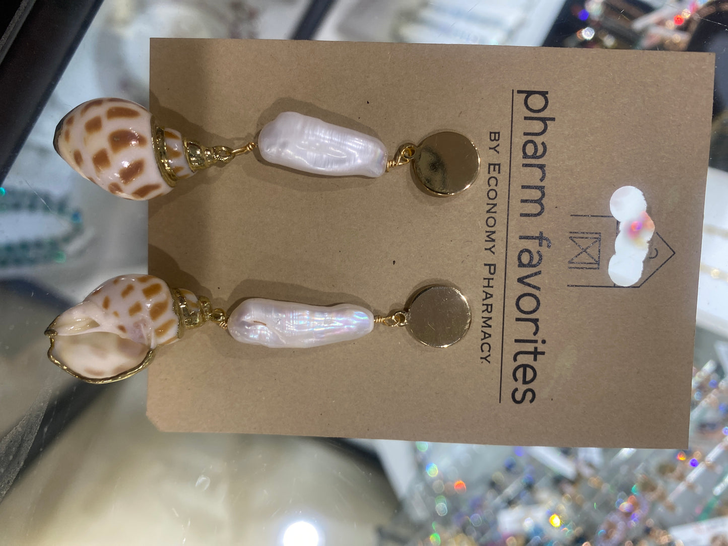 PEARL & SHELL EARRINGS