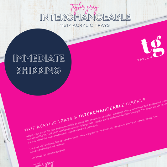 11x17 Acrylic Tray Blank