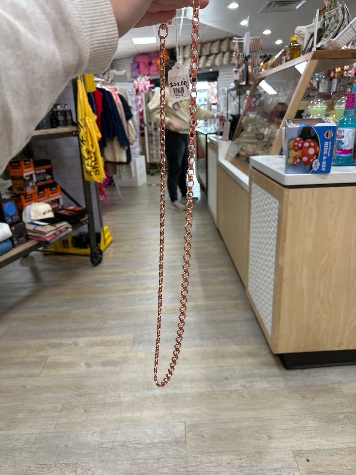 2-IN-1 CONVERTIBLE CHAIN - ROSE GOLD
