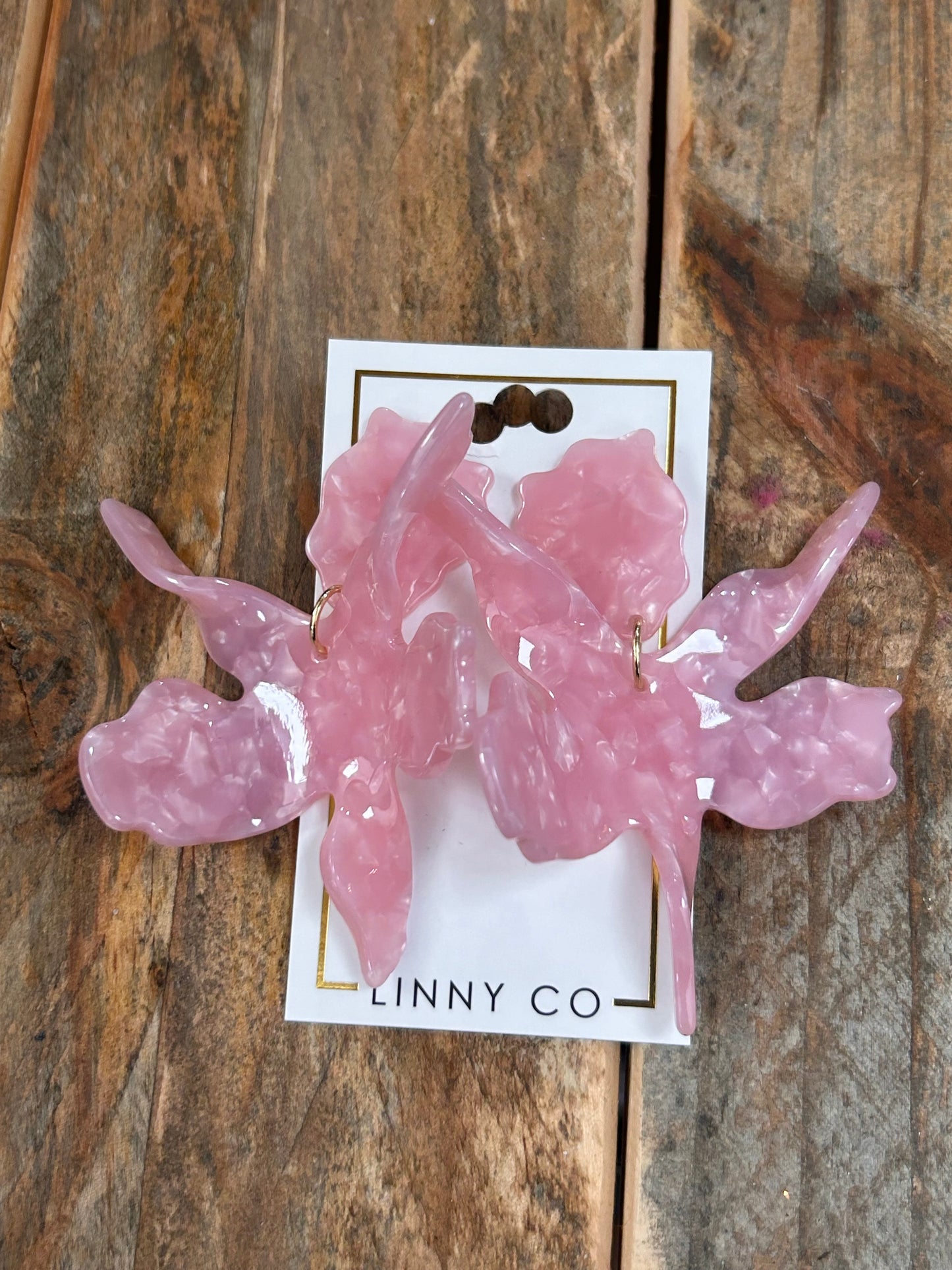 FLORA EARRINGS - BALLET SLIPPER PINK