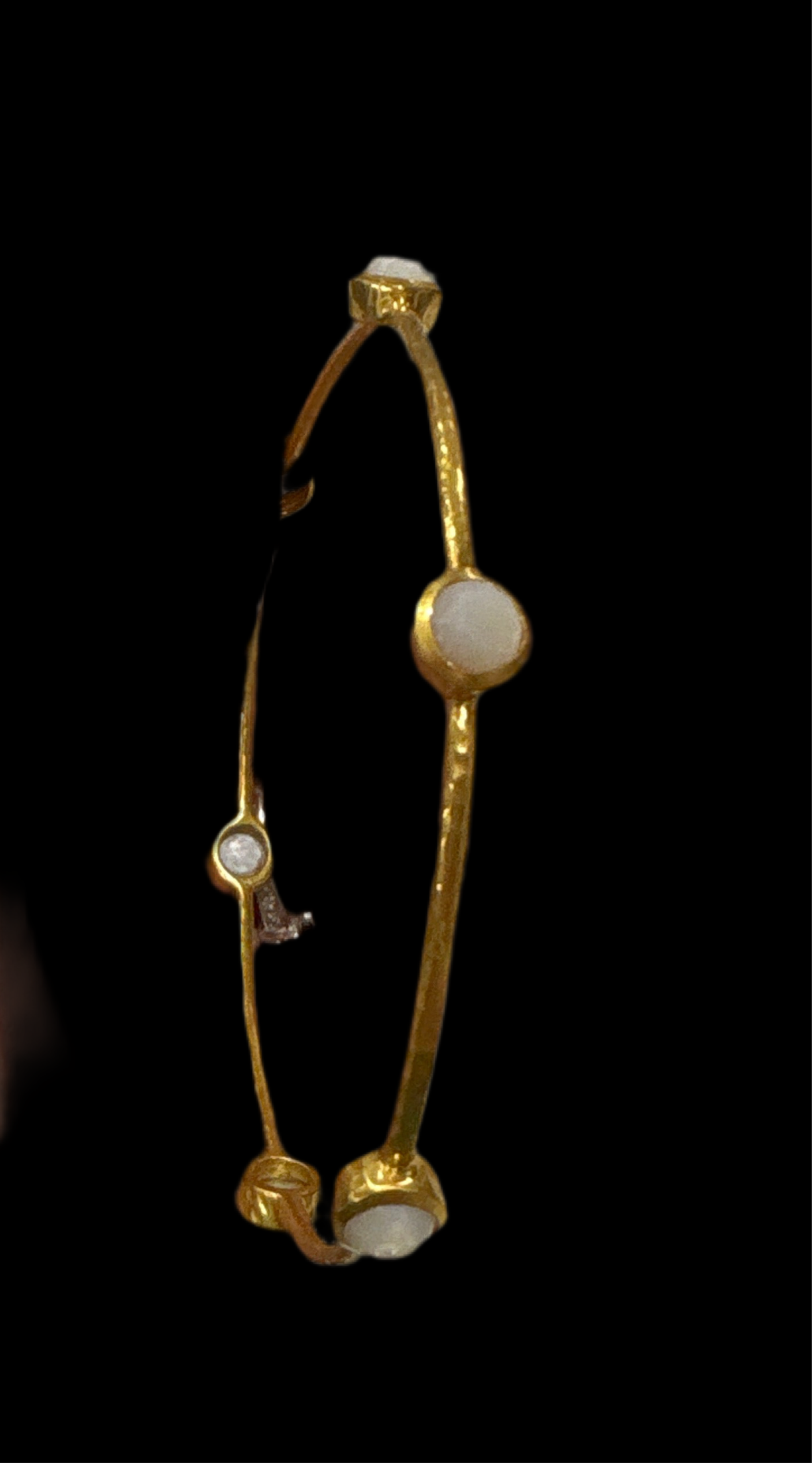 Julie Vos Bangle Bracelet Small Milano Mother of Pearl-L