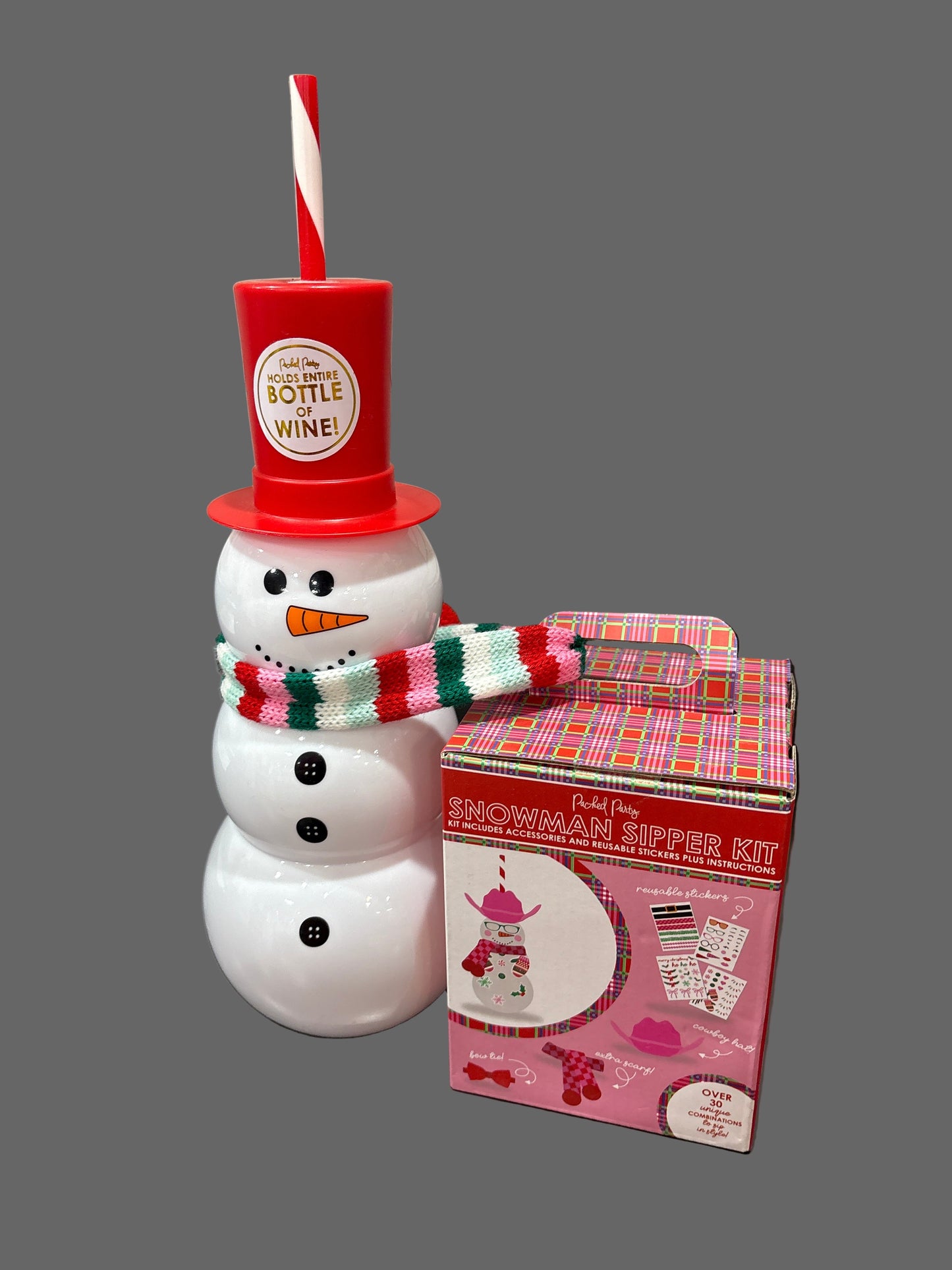 Snowman Sipper Kit