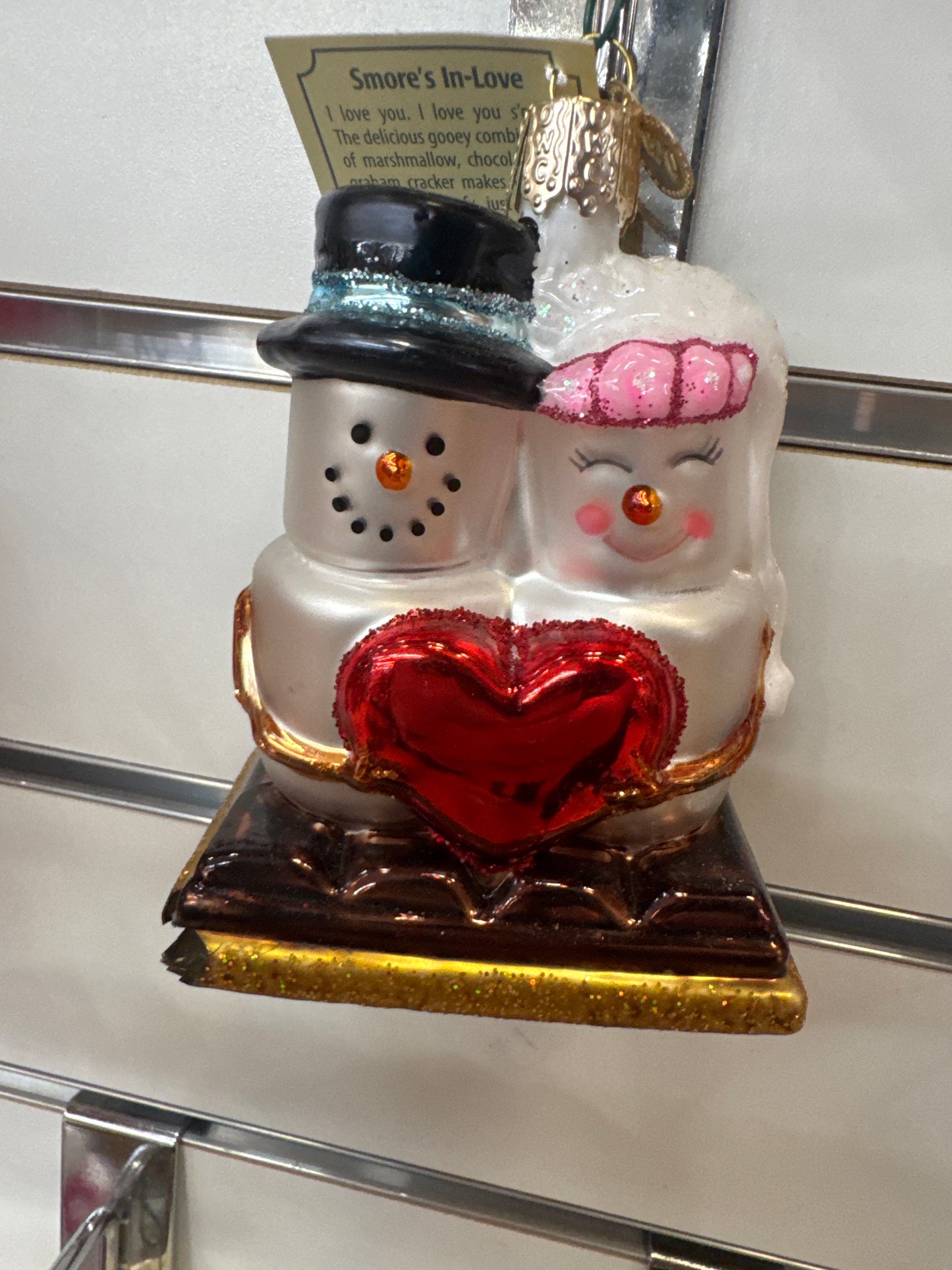 CHRISTMAS ORNAMENT S'MORES IN LOVE