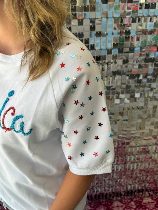 Dreaming In Stars Tinsel Top