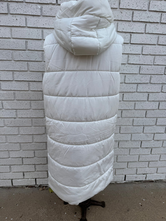 White Long Puffer Vest - Pharm Favorites by Economy Pharmacy