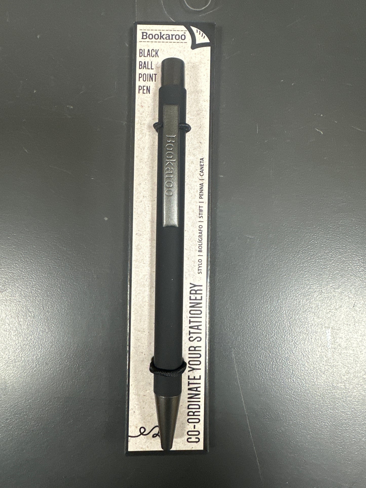 BOOKAROO BALL POINT PEN - BLACK