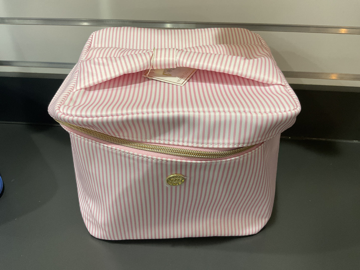 PINK STRIPE ULTRAGLAM COSMETIC BAG - Pharm Favorites by Economy Pharmacy