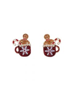 HOT CHOCOLATE WITH PEARLS EARRINGS